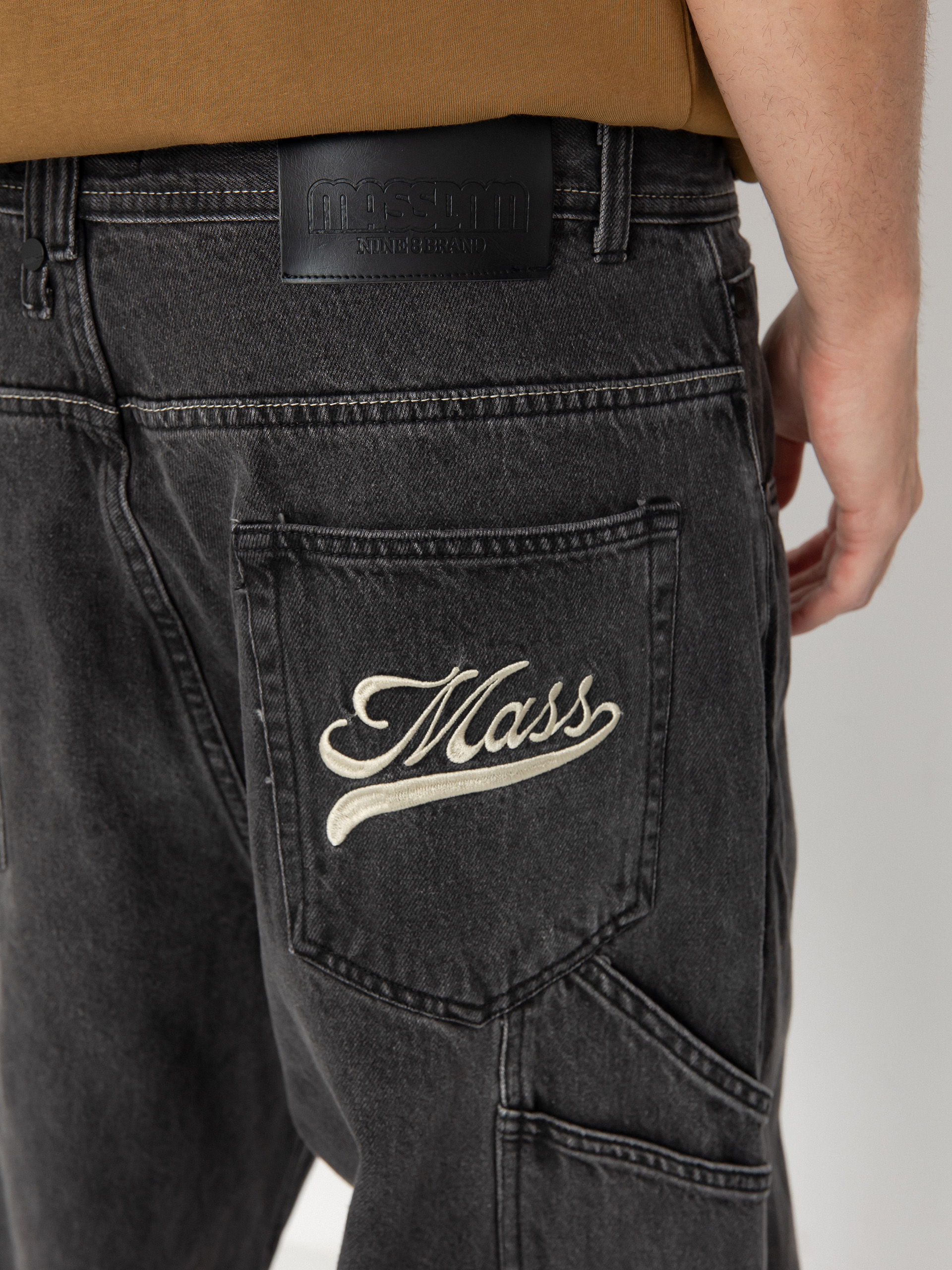 Kalhoty MassDnm Jeans Prospect (black washed)