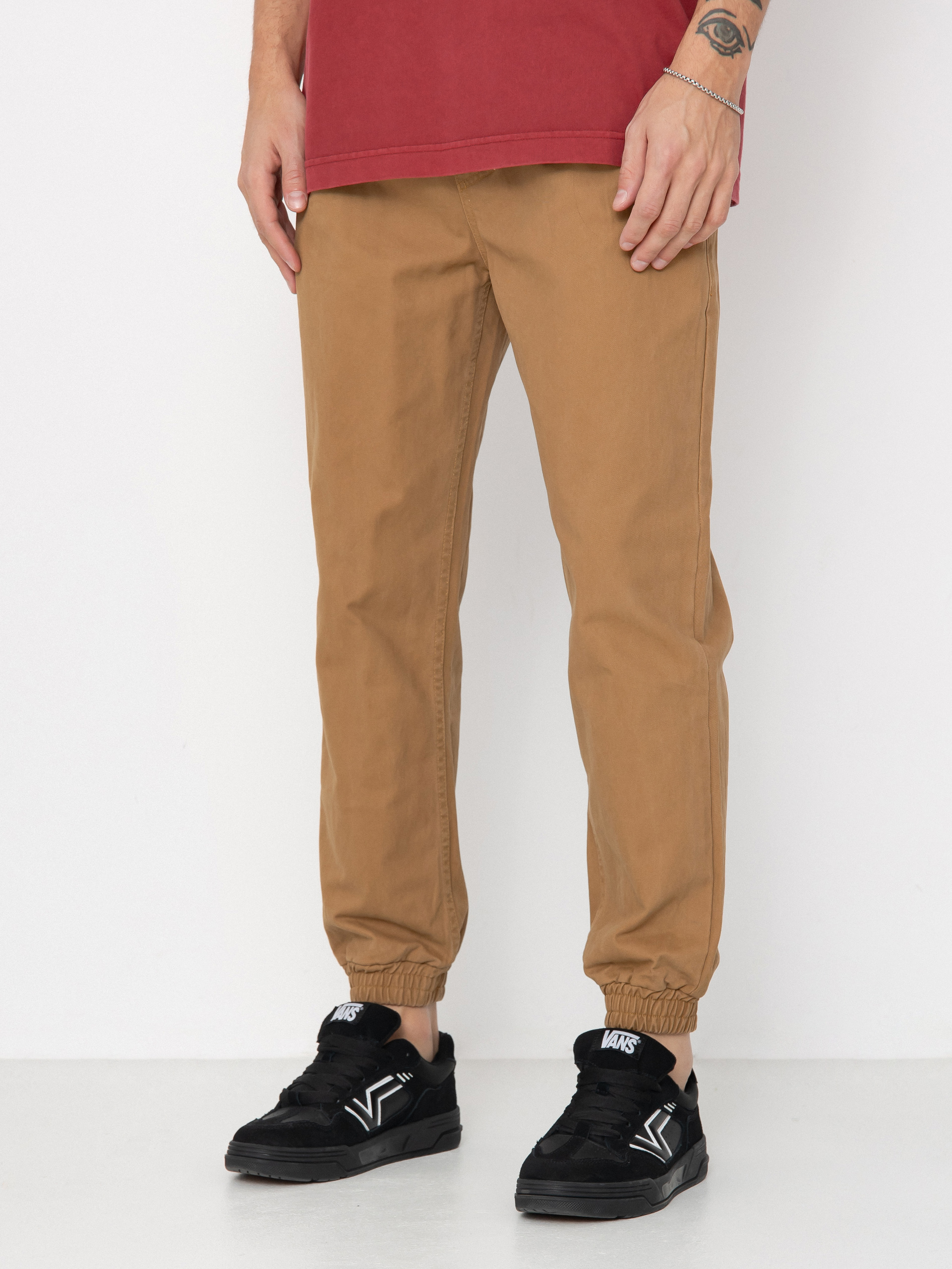 Kalhoty MassDnm Jogger Signature 2.0 (brown)