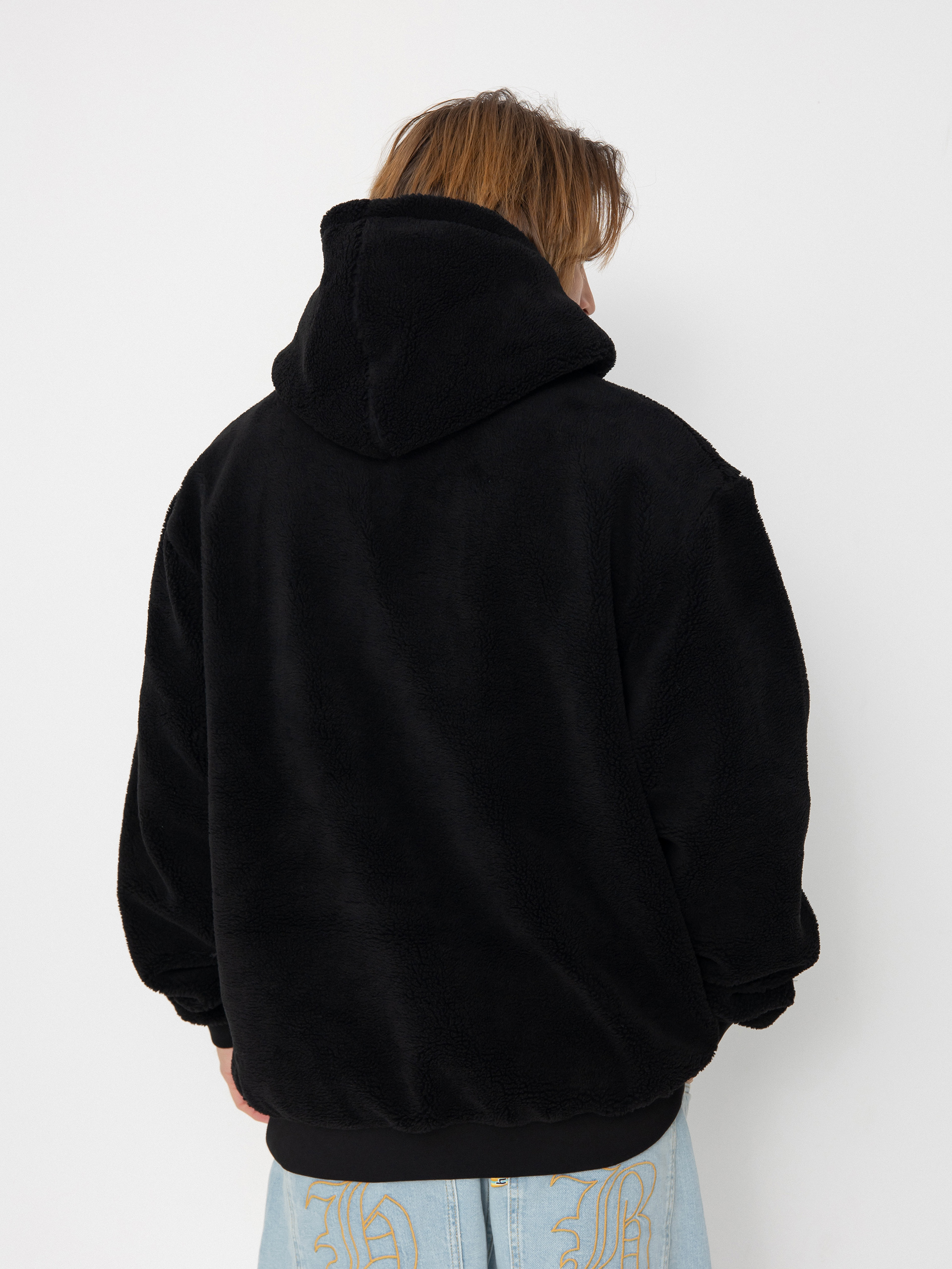 Bunda MassDnm Patch Teddy Hoody (black)