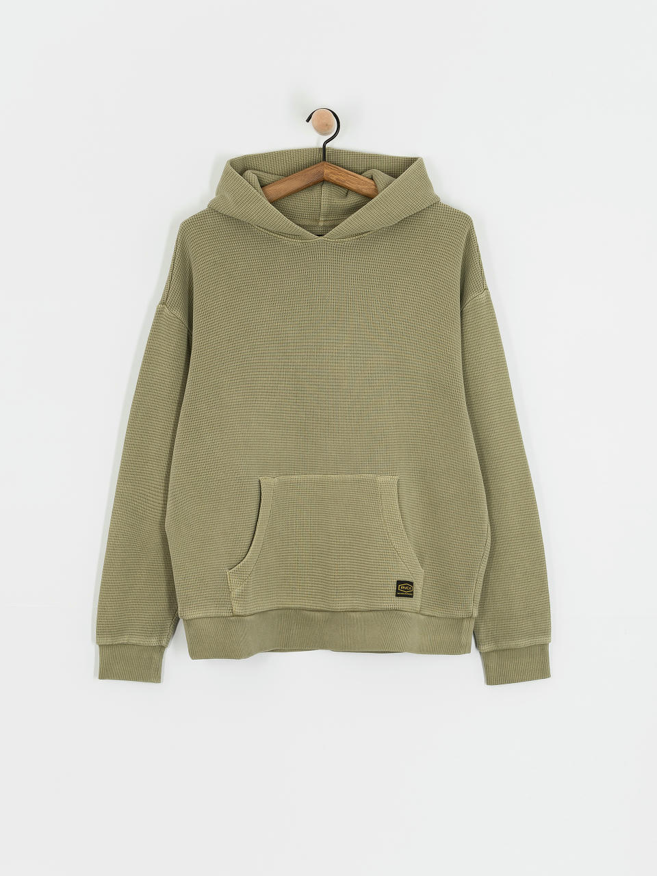 Mikina s kapucí RVCA Dayshift Thermal HD (olive)