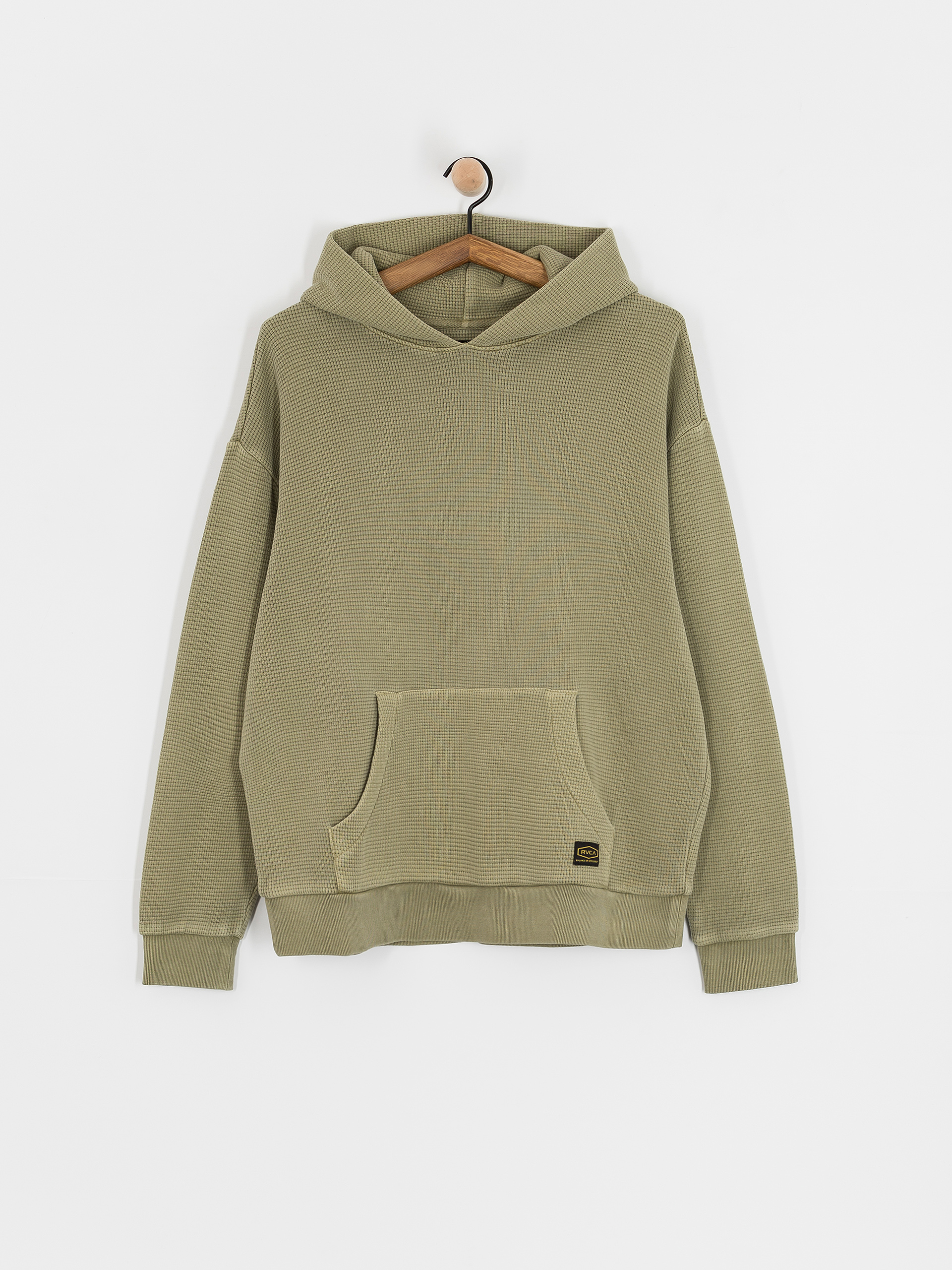 Mikina s kapucí RVCA Dayshift Thermal HD (olive)