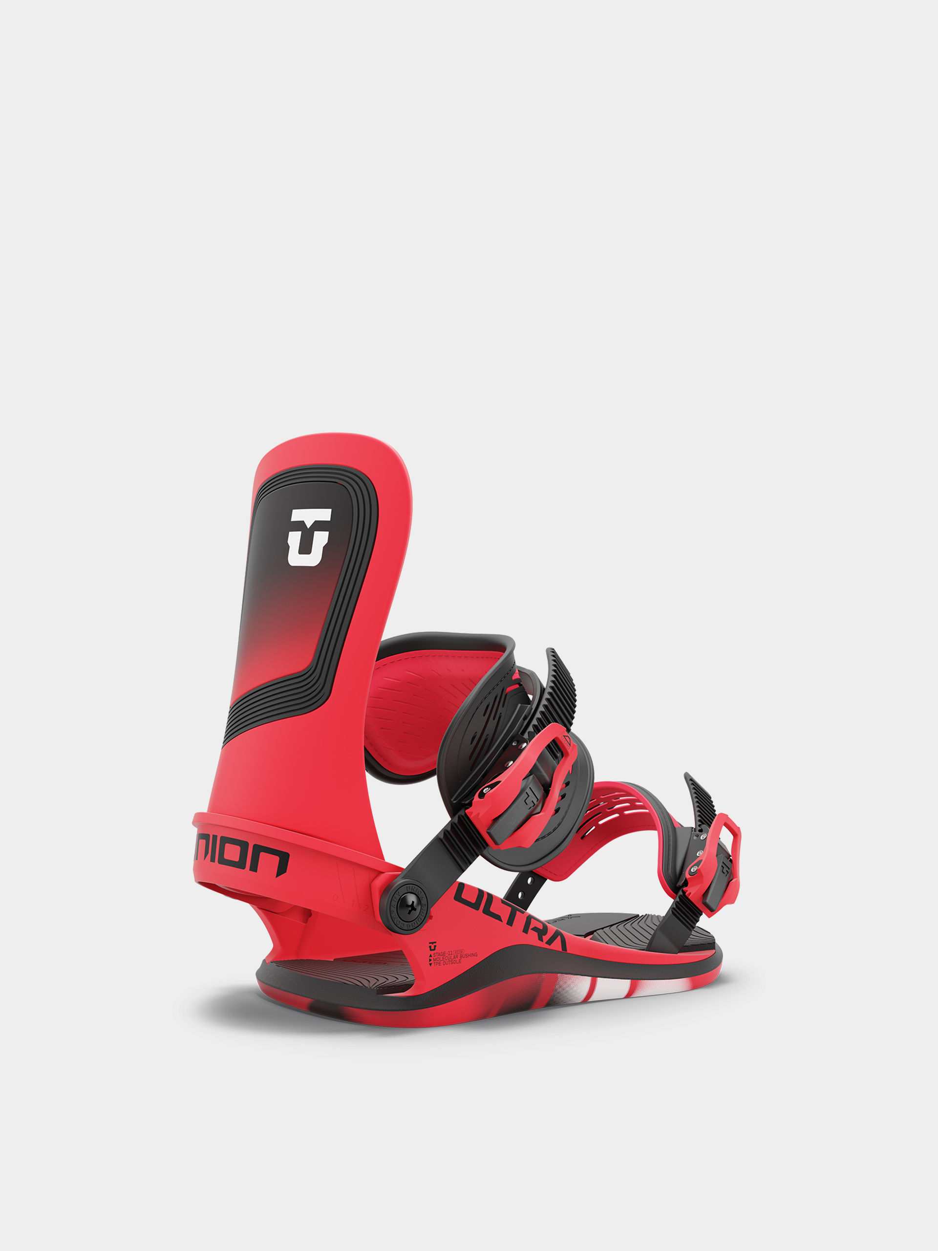 Pánské Snowboardové vázání Union Ultra (hot red)