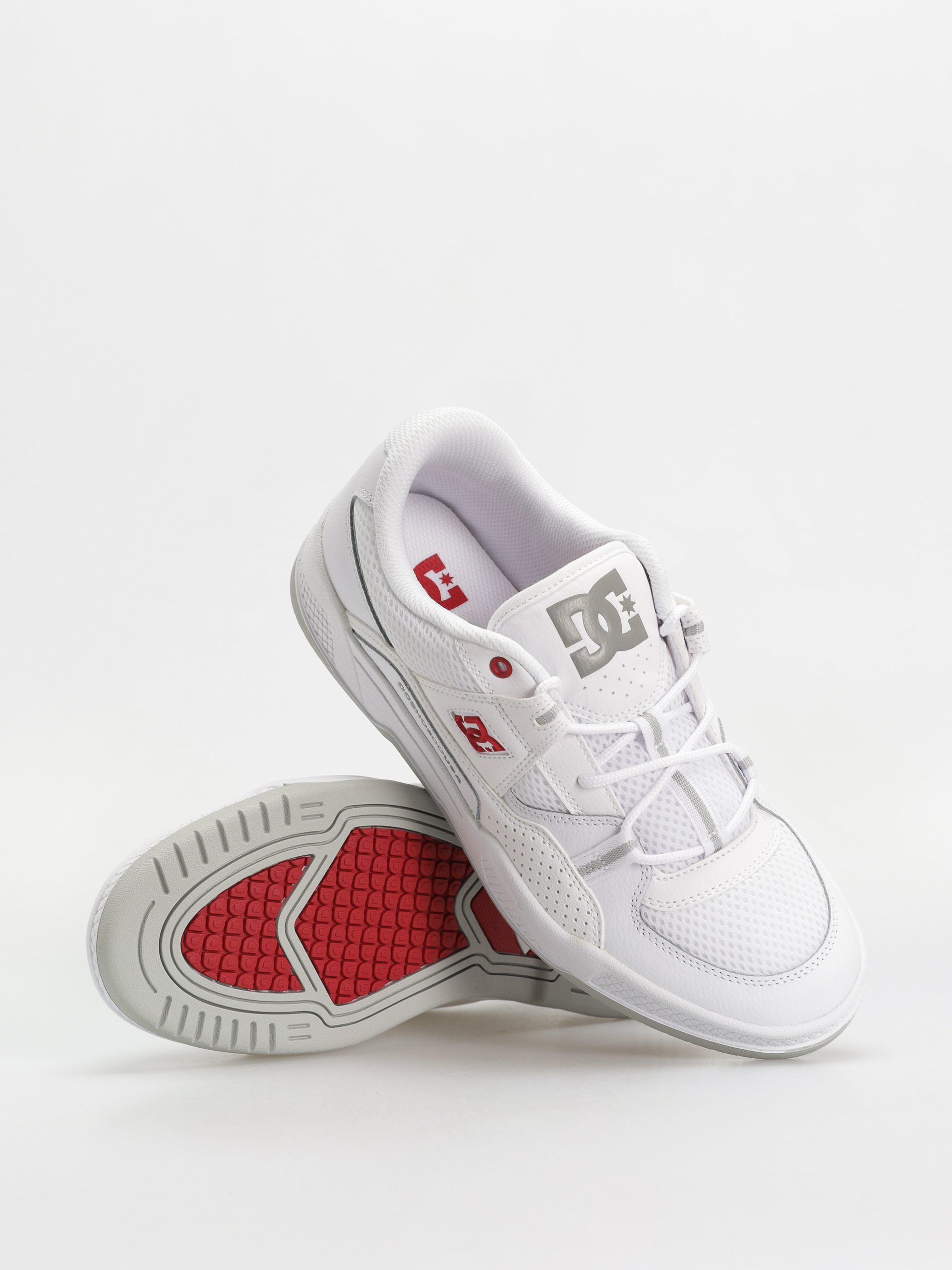 Boty DC Construct (white/red/grey)
