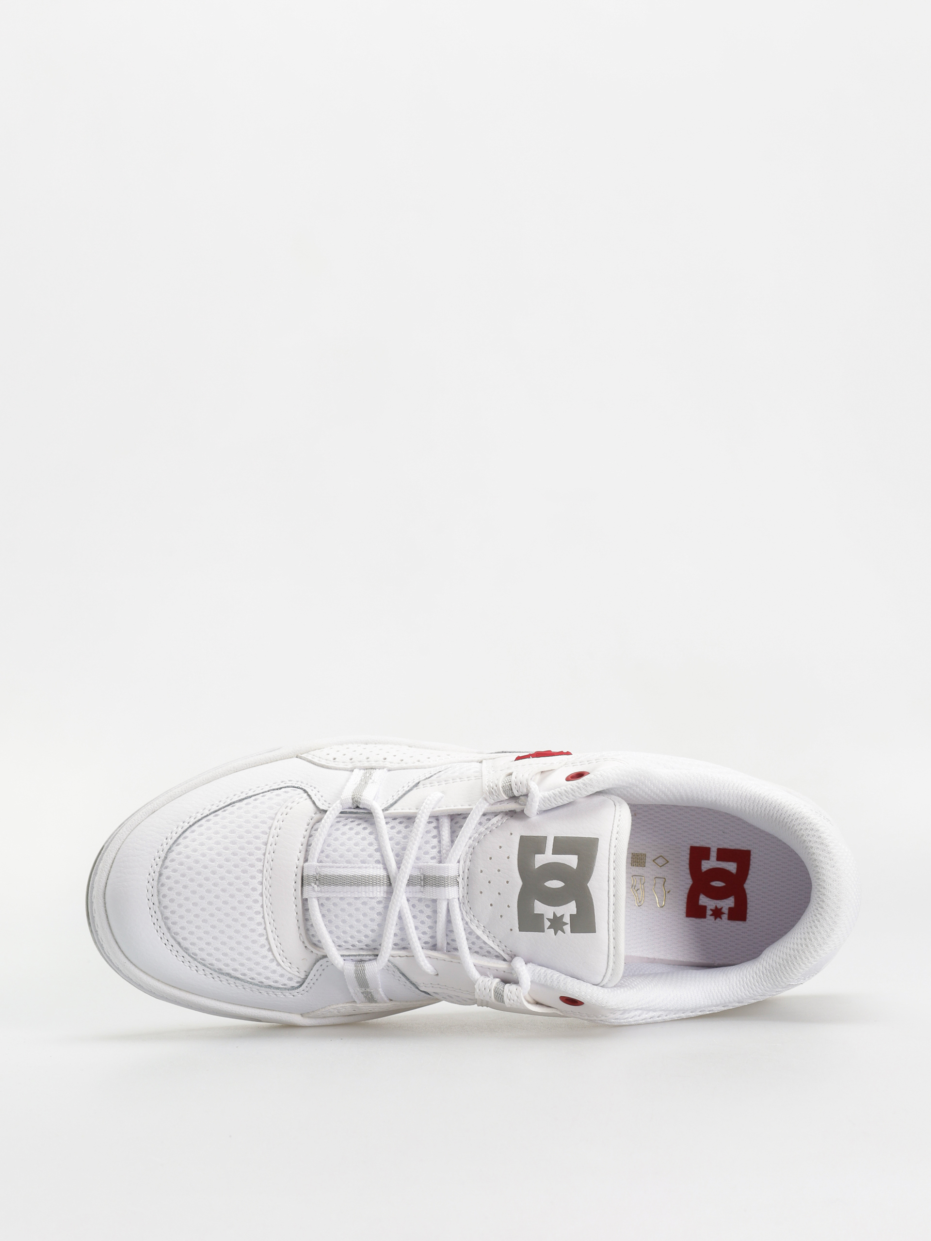 Boty DC Construct (white/red/grey)