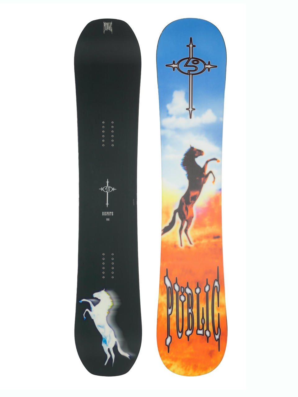 Pánská Snowboard Public Dispute (blue/orange/black)