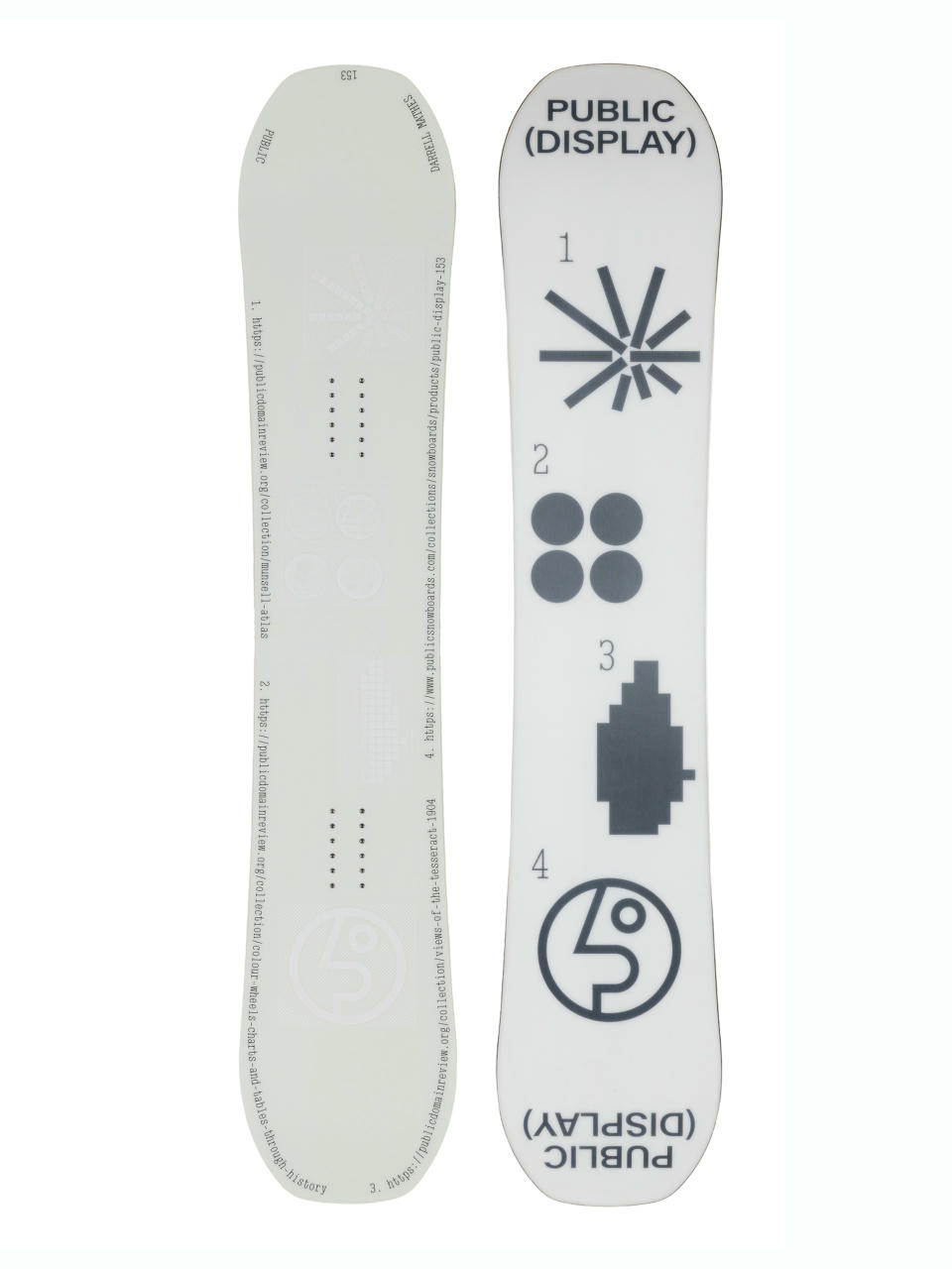 Pánská Snowboard Public Display (white/black)