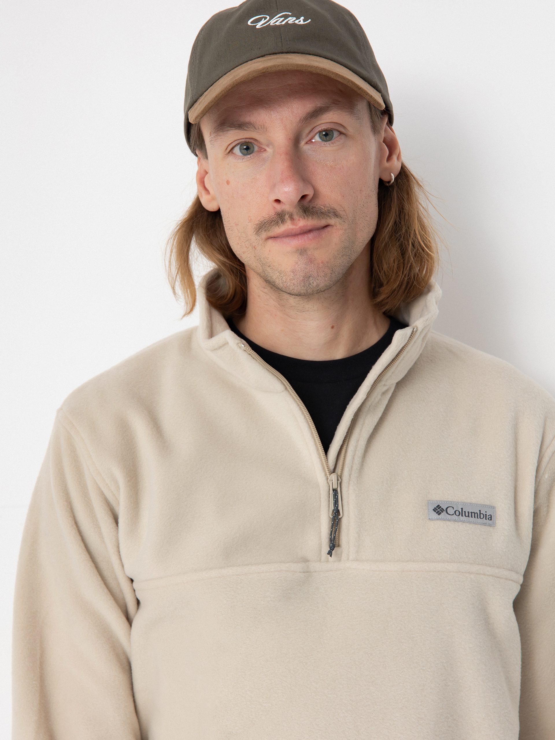 Pánský Fleecová mikina Columbia Steens Mountain Half Zip (ancient fossil)