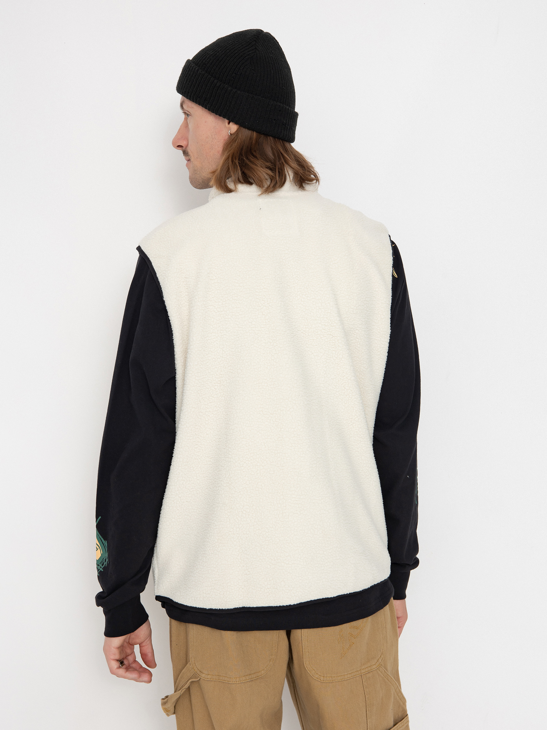 Pánský Fleecová mikina Columbia Helvetia II Vest (chalk)