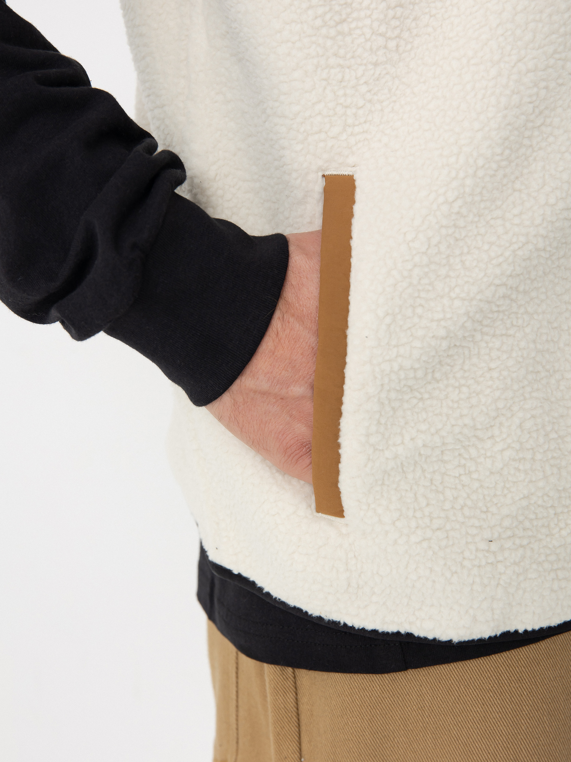 Pánský Fleecová mikina Columbia Helvetia II Vest (chalk)