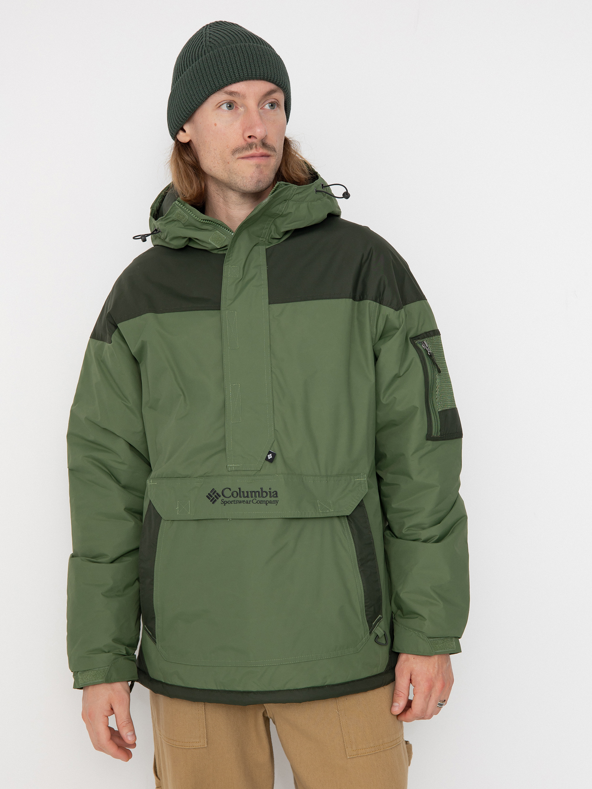 Bunda Columbia Challenger II Insulated Pullover (canteen greens)