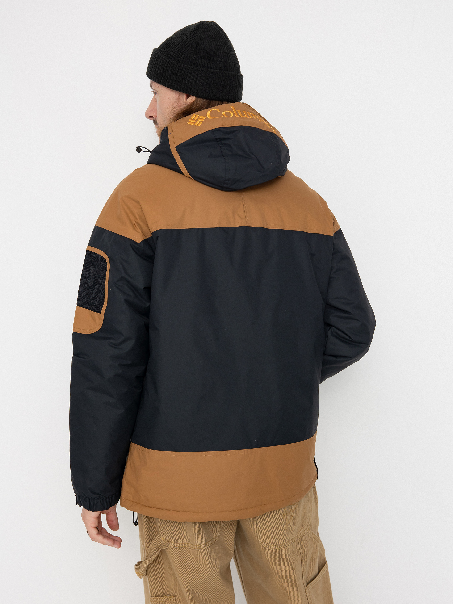 Bunda Columbia Challenger II Insulated Pullover (black camel br)