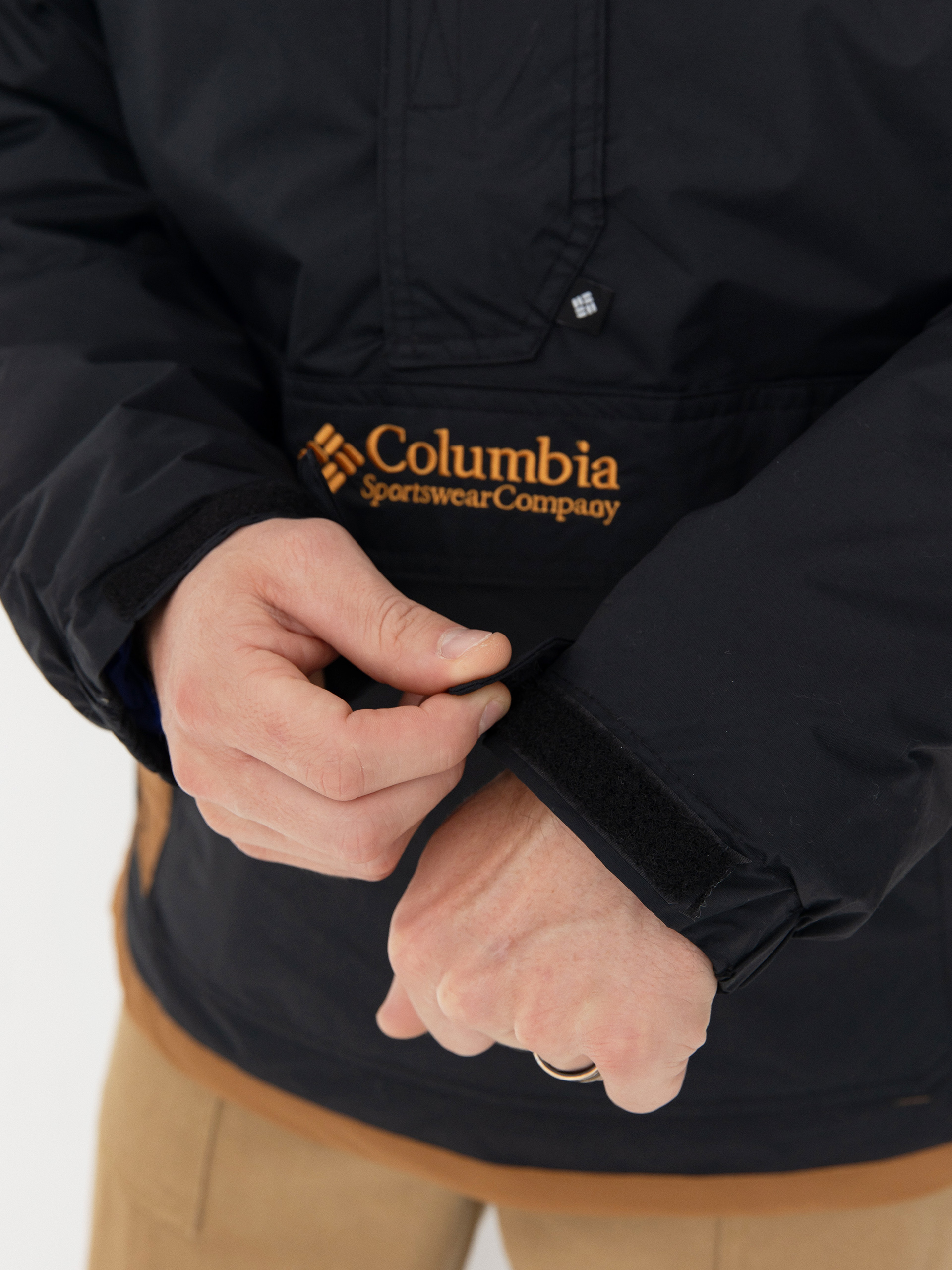 Bunda Columbia Challenger II Insulated Pullover (black camel br)
