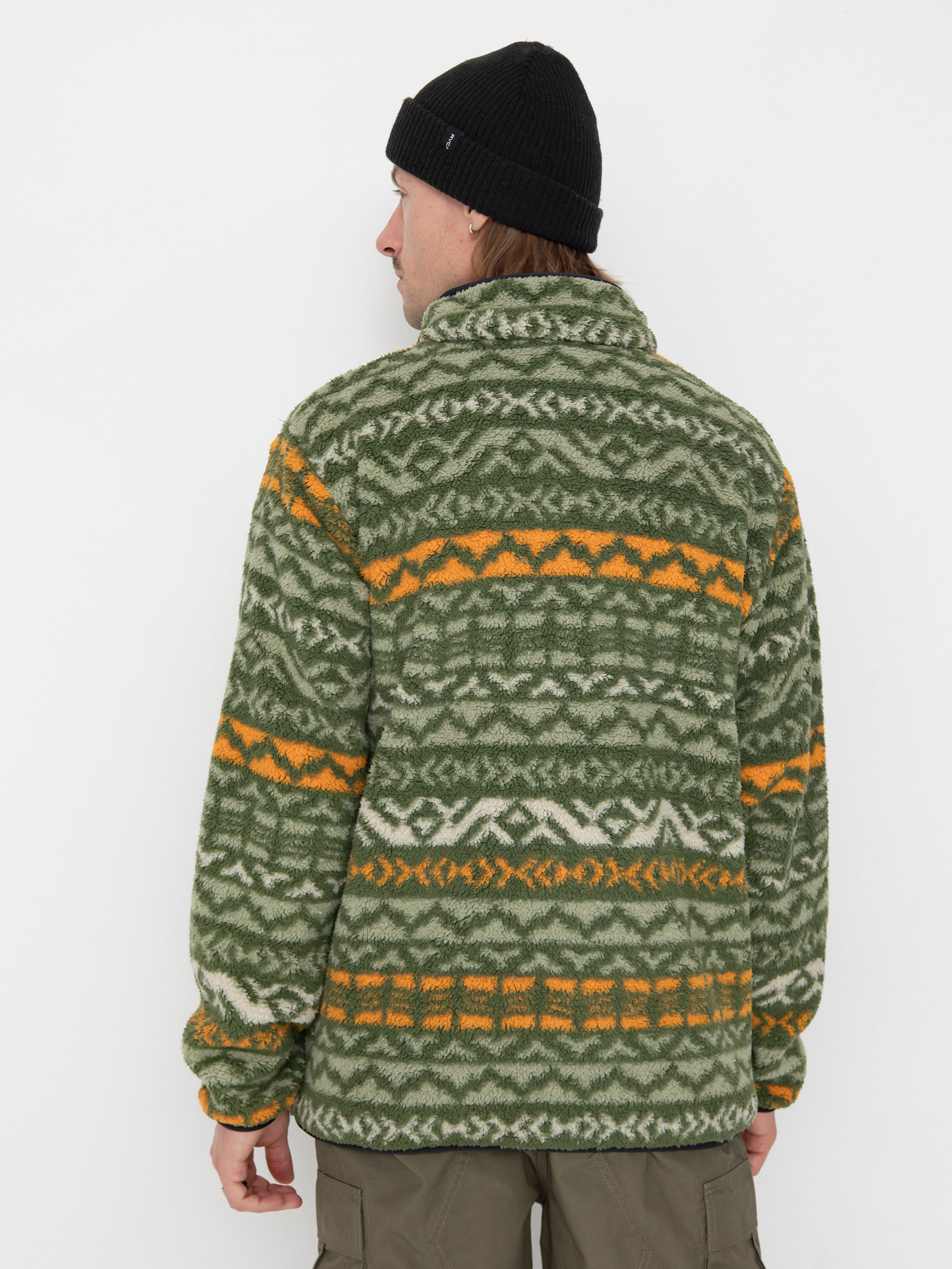 Pánský Fleecová mikina Columbia Rugged Ridge Half Snap (canteen madras)