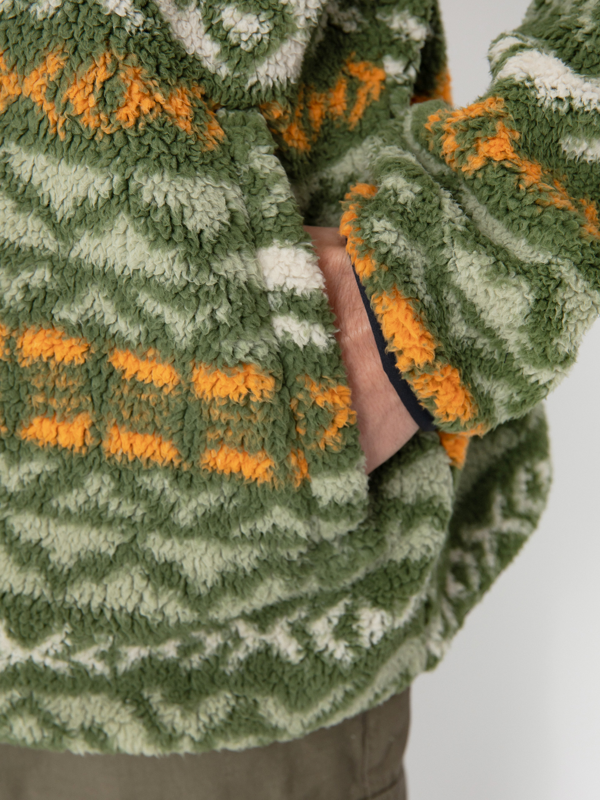 Pánský Fleecová mikina Columbia Rugged Ridge Half Snap (canteen madras)