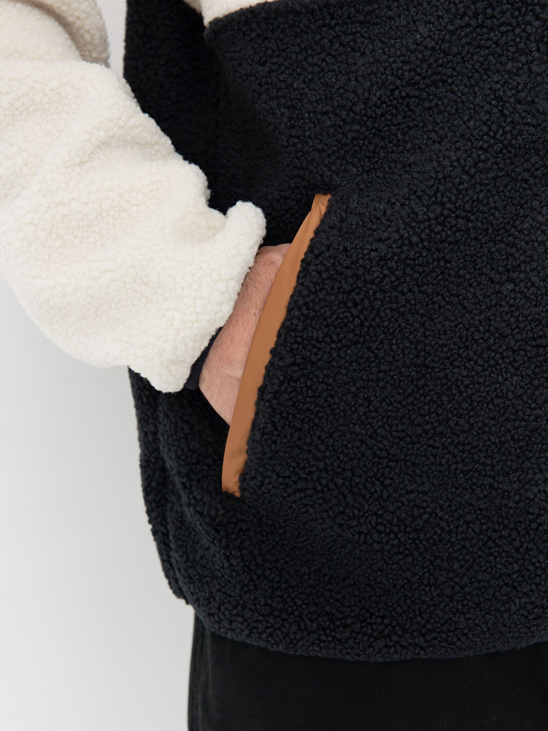 Pánský Fleecová mikina Columbia Backbowl II Remastered ZHD (chalk black)