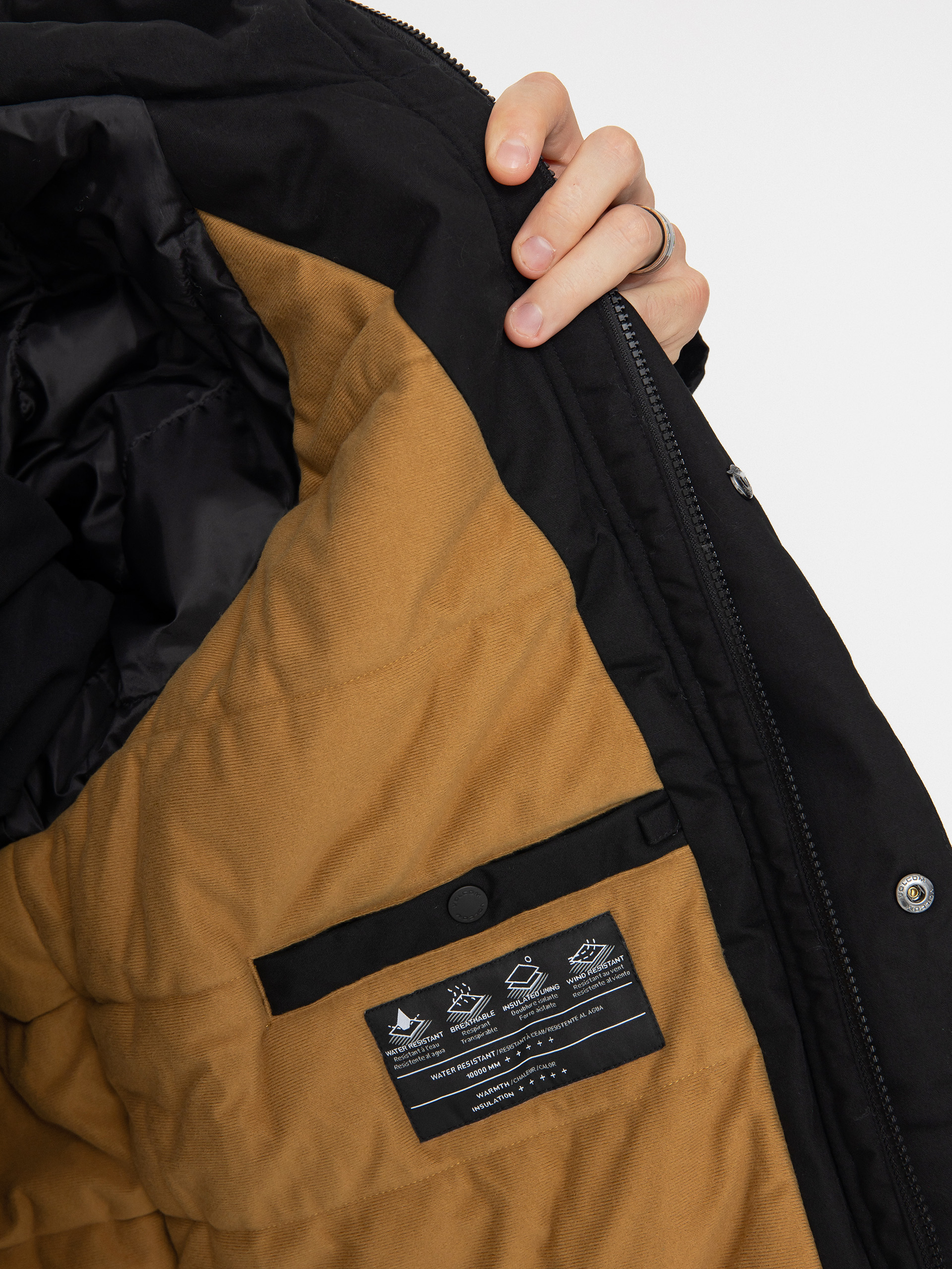 Bunda Volcom Stoke Stone II 10K (black)