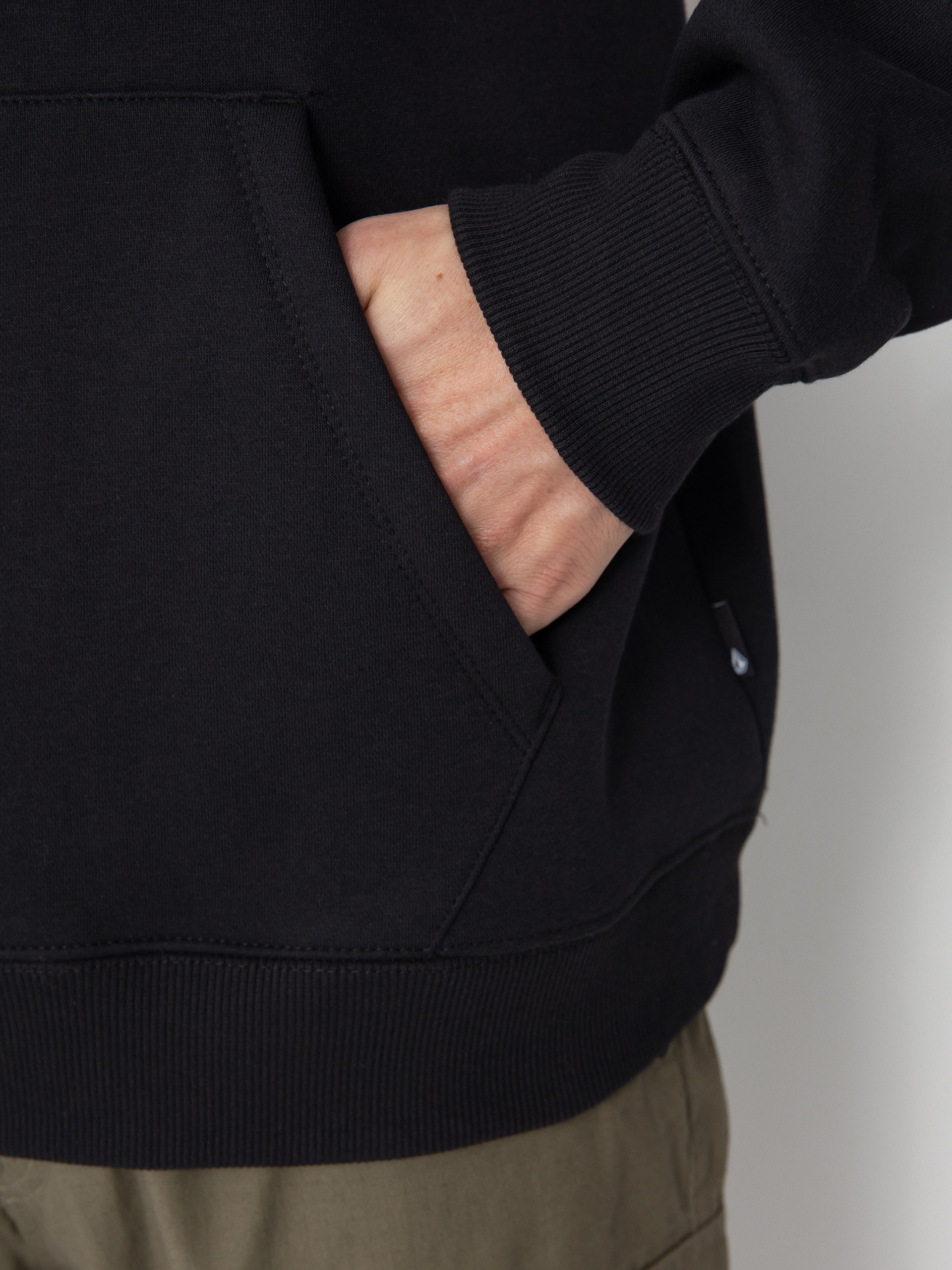 Mikina s kapucí Volcom Noder HD (black combo)