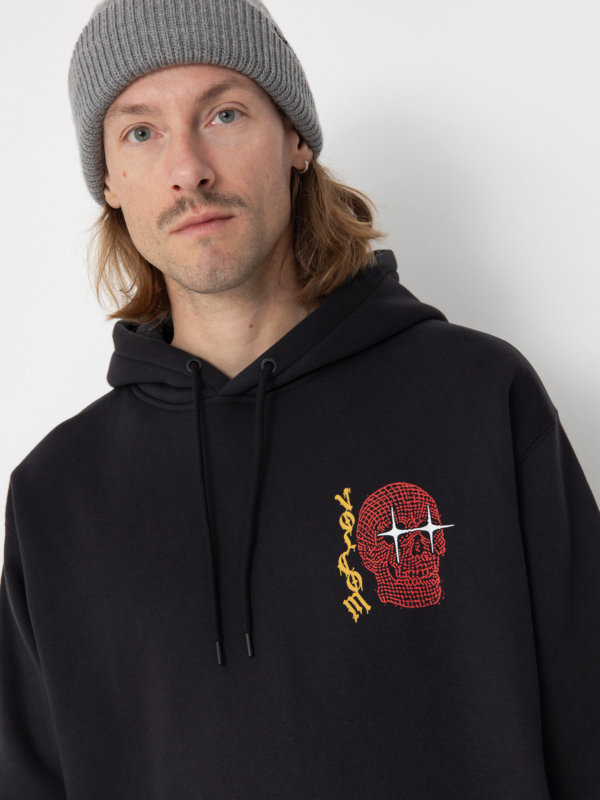 Mikina s kapucí Volcom Noder HD (black)