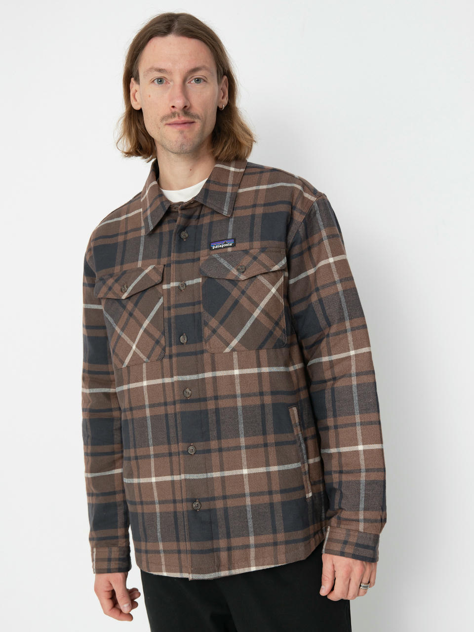 Košile Patagonia LW Insulated Fjord Flannel (outdoor molasses brown)