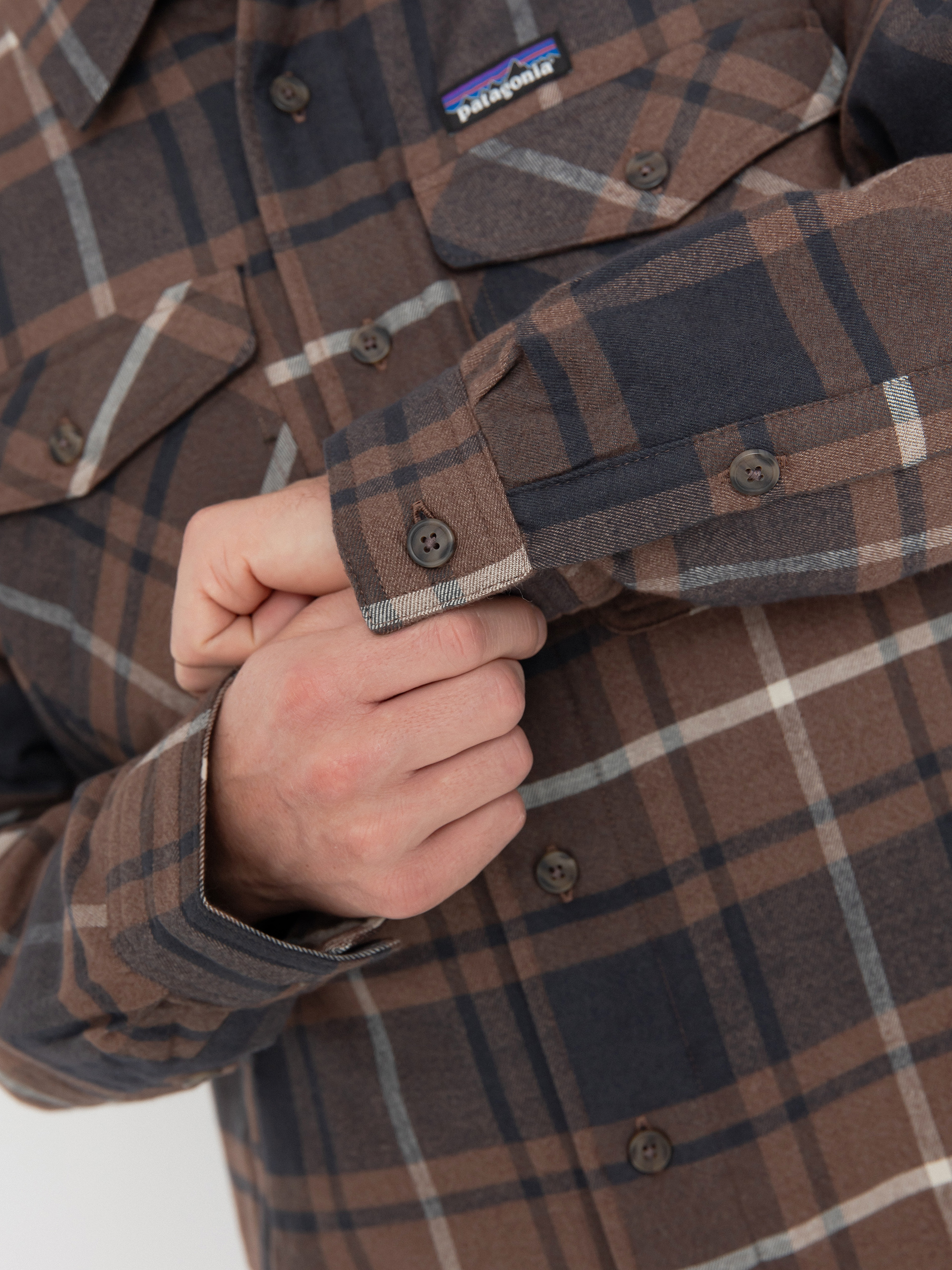 Košile Patagonia LW Insulated Fjord Flannel (outdoor molasses brown)