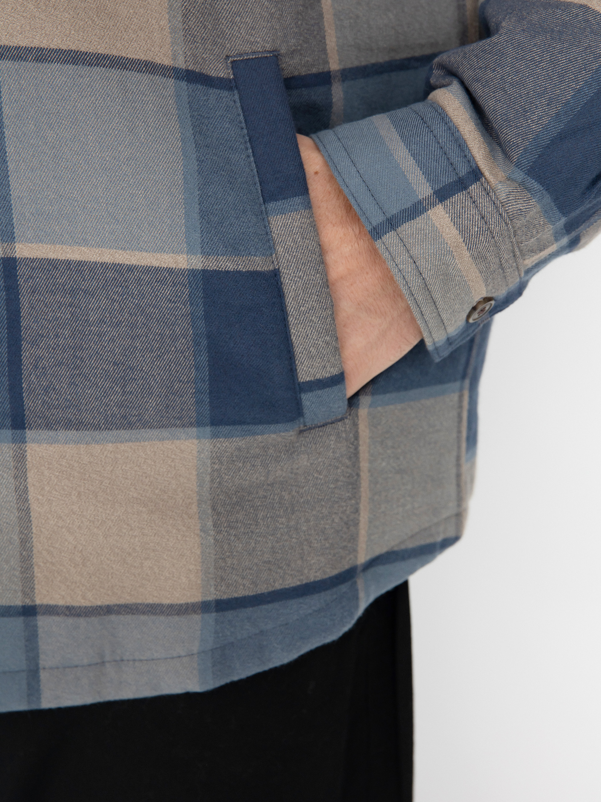 Košile Patagonia LW Insulated Fjord Flannel (william smolder blue)