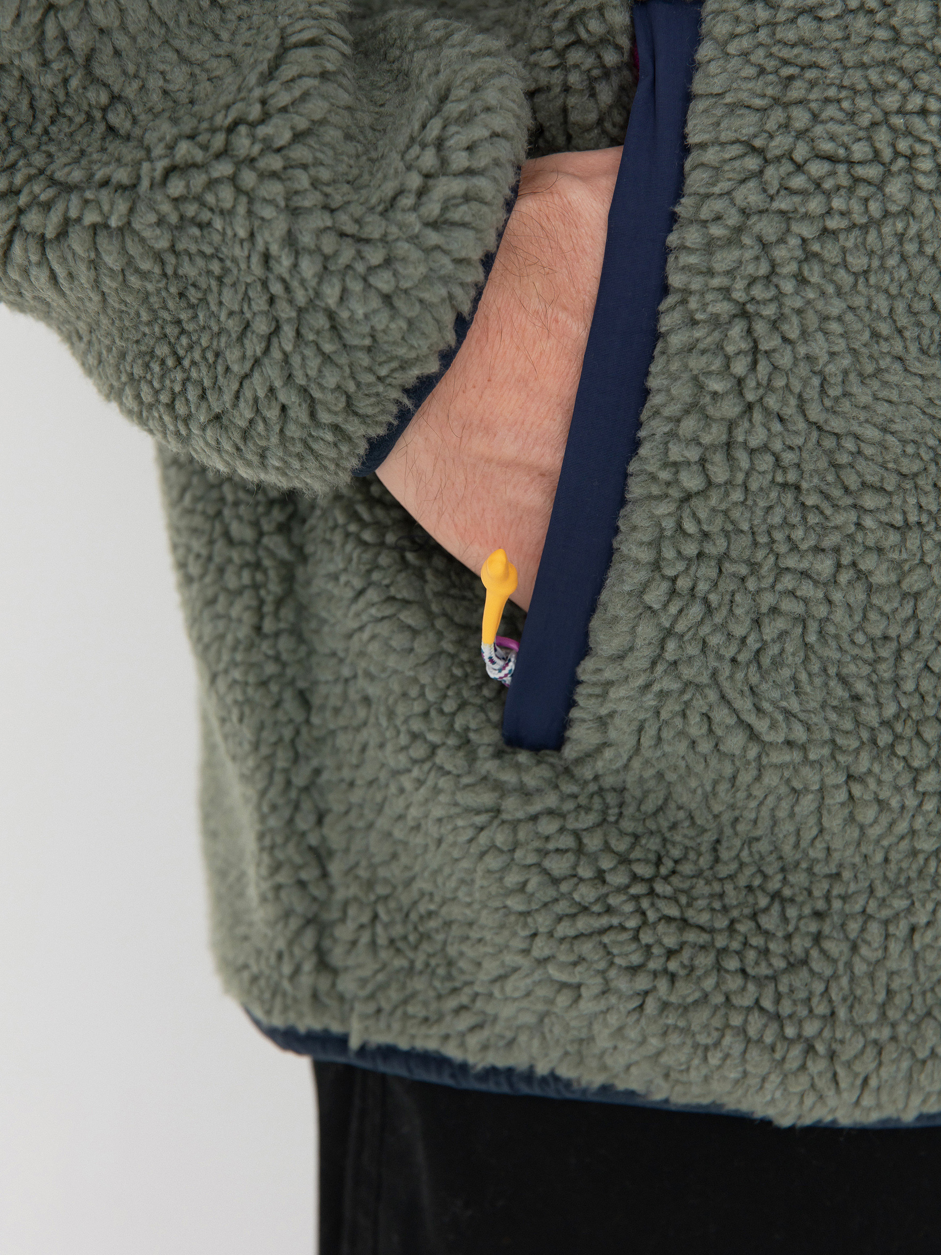 Pánský Fleecová mikina Picture Quilchena (green spray dark blue)