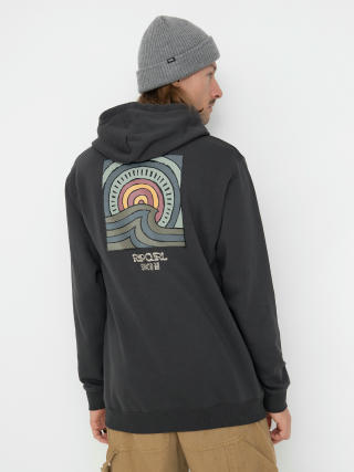 Mikina s kapucí Rip Curl Swc Hays And Razed HD (washed black)