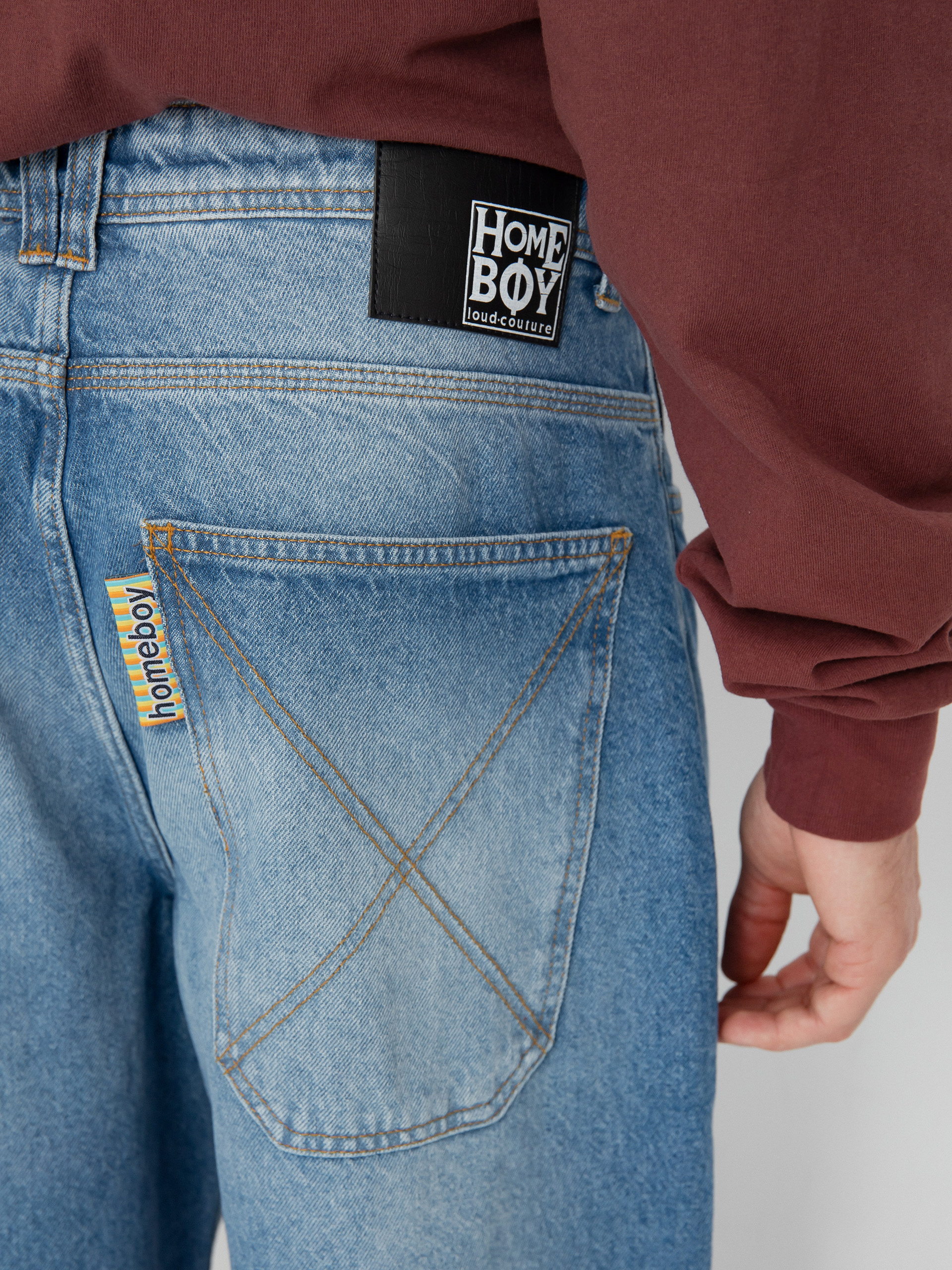 Kalhoty Homeboy X Tra Monster Denim (vintage blue)