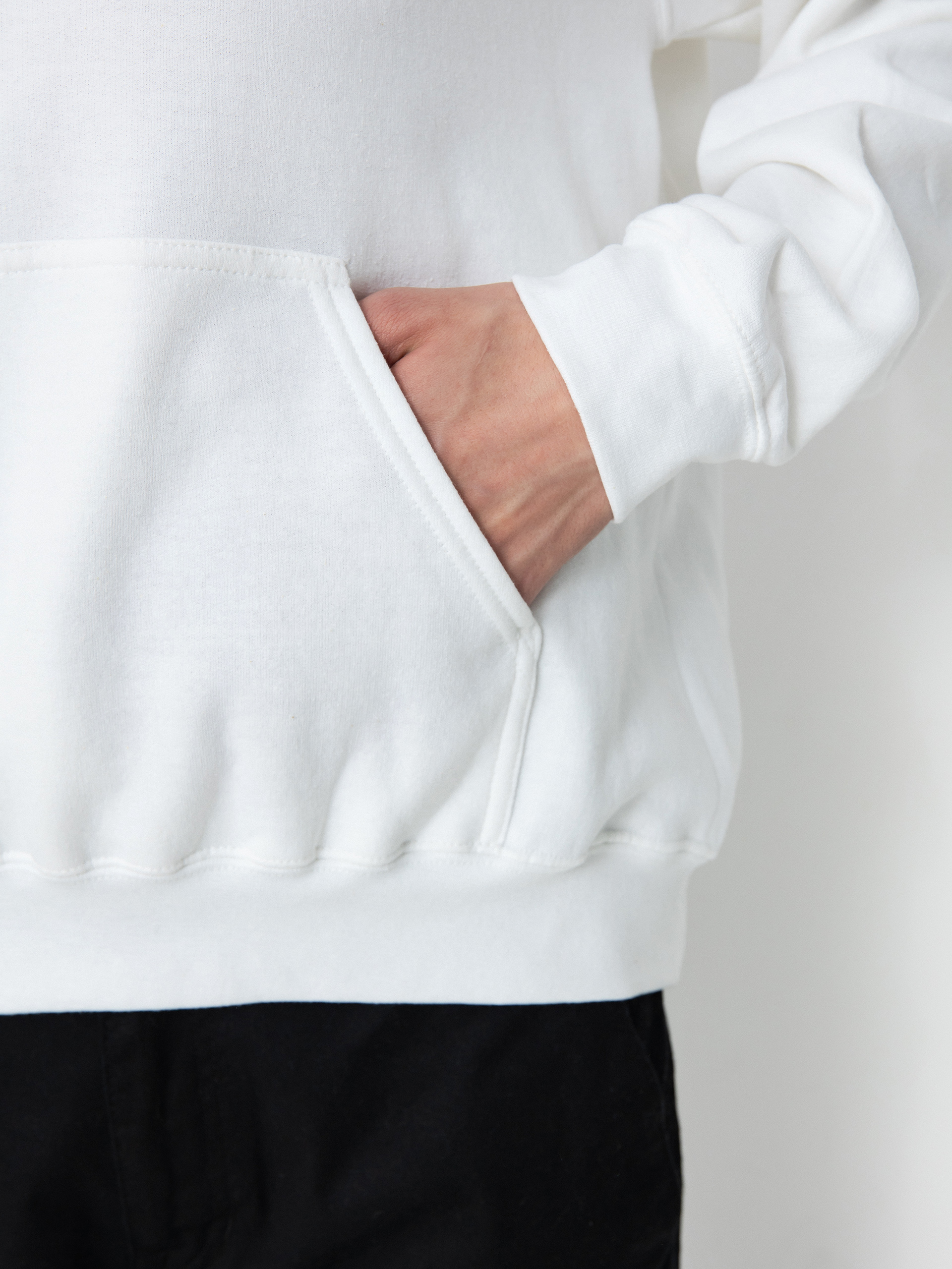 Mikina s kapucí Thrasher Skate Mag HD (white/red)