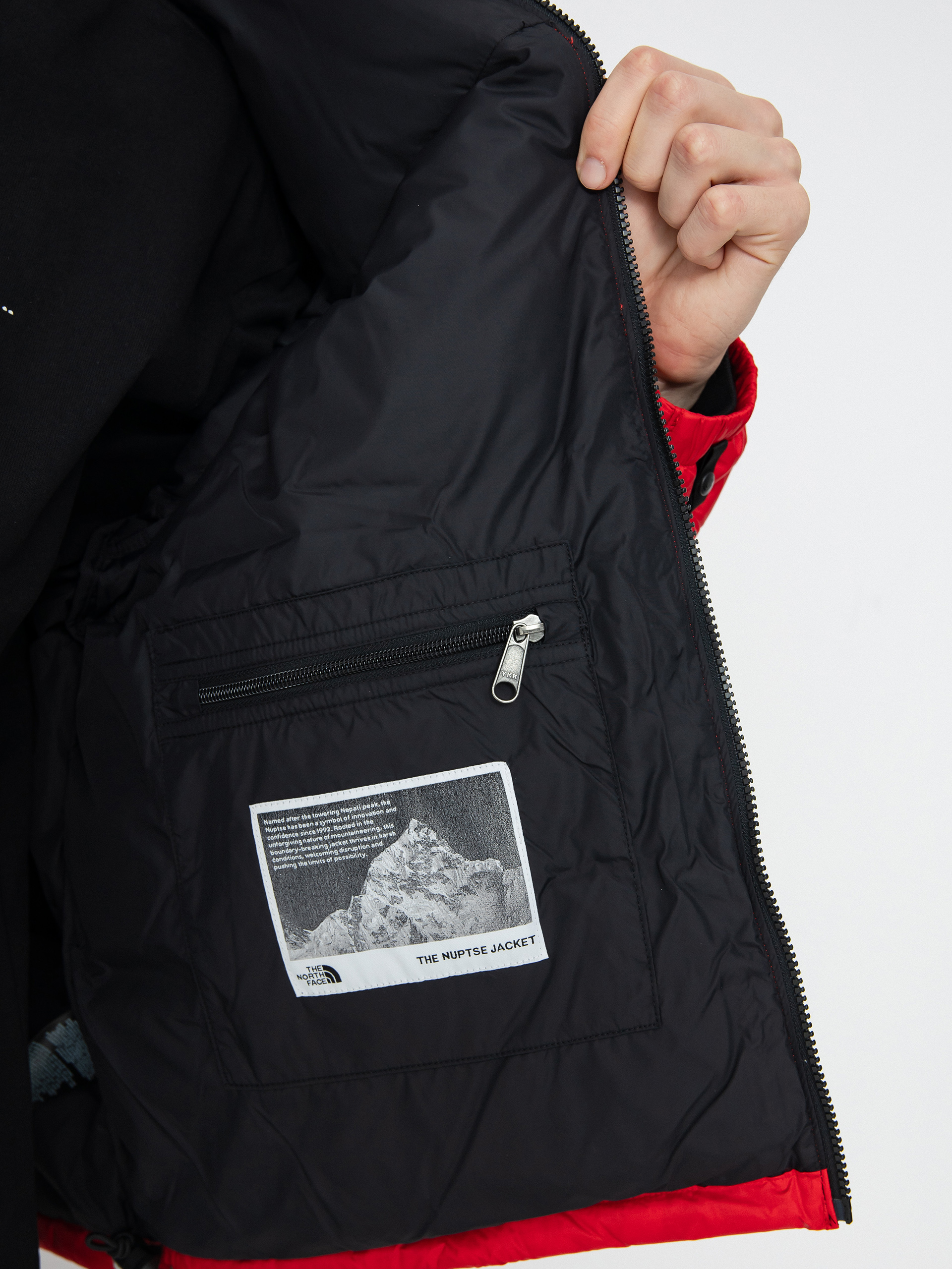 Bunda The North Face 1996 Retro Nuptse (tnf red/tnf black/tnf r)