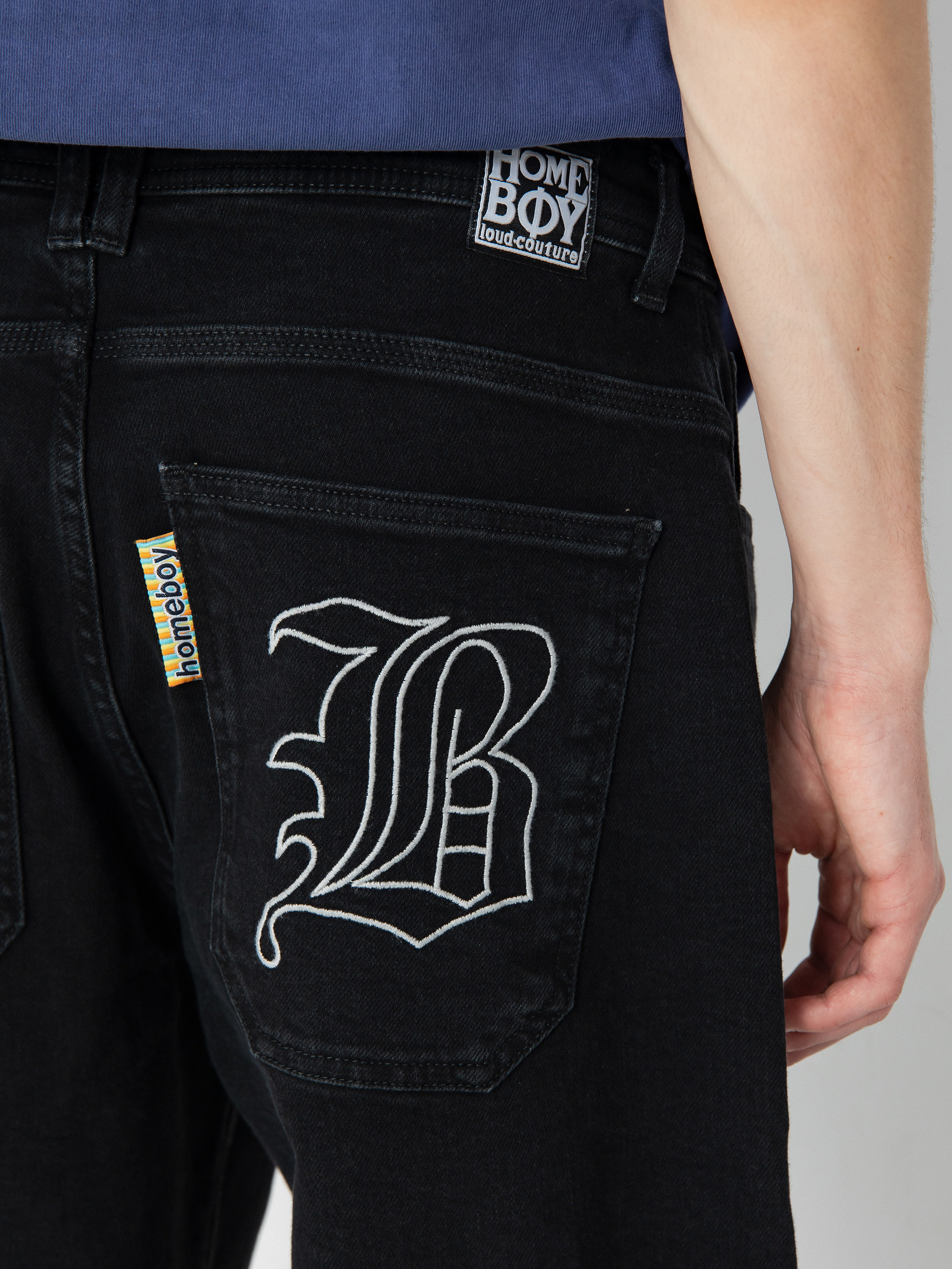 Kalhoty Homeboy X Tra Monster Gothic Denim (washed black)