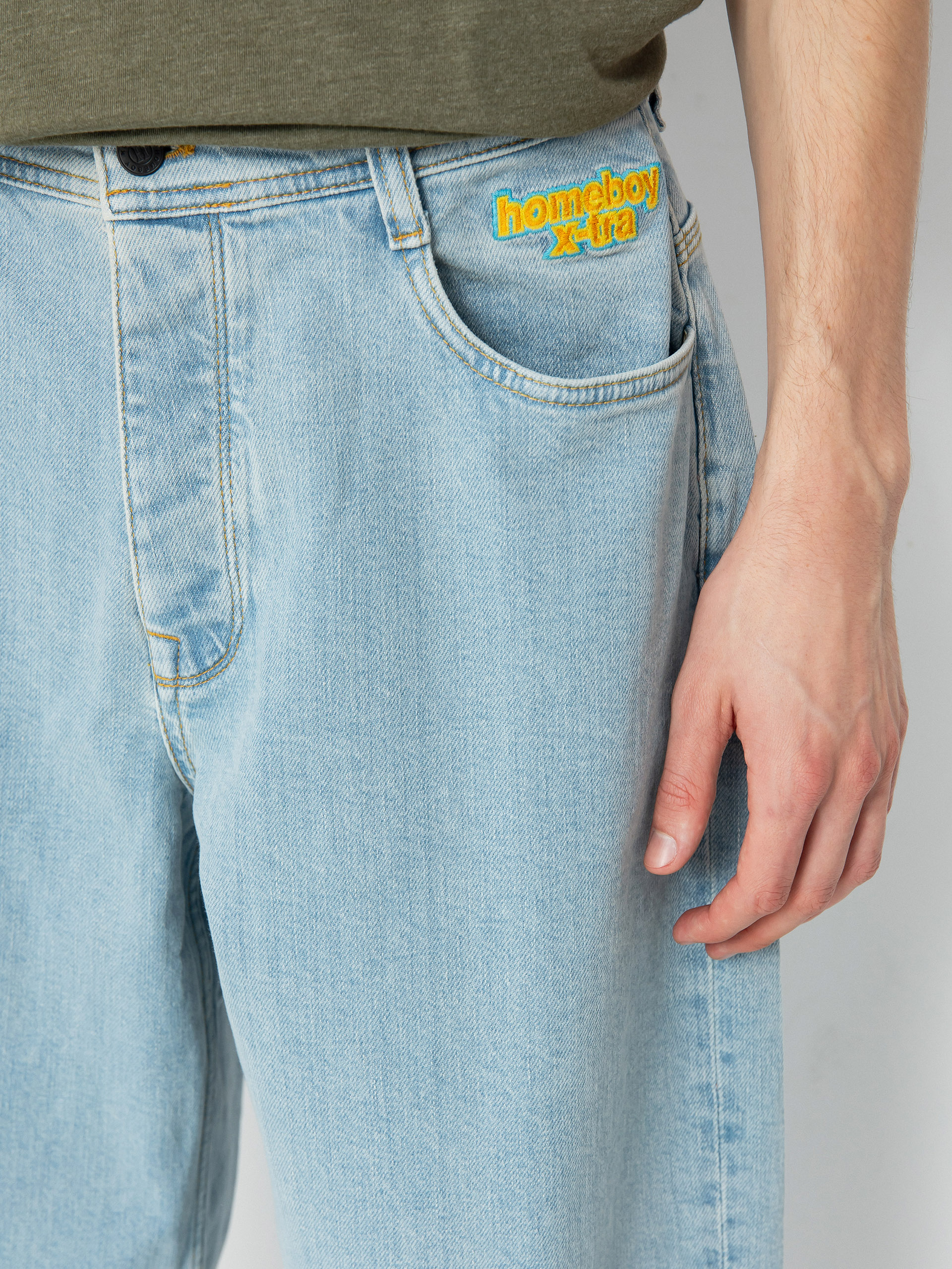 Kalhoty Homeboy X Tra Monster Pencil Denim (moon)