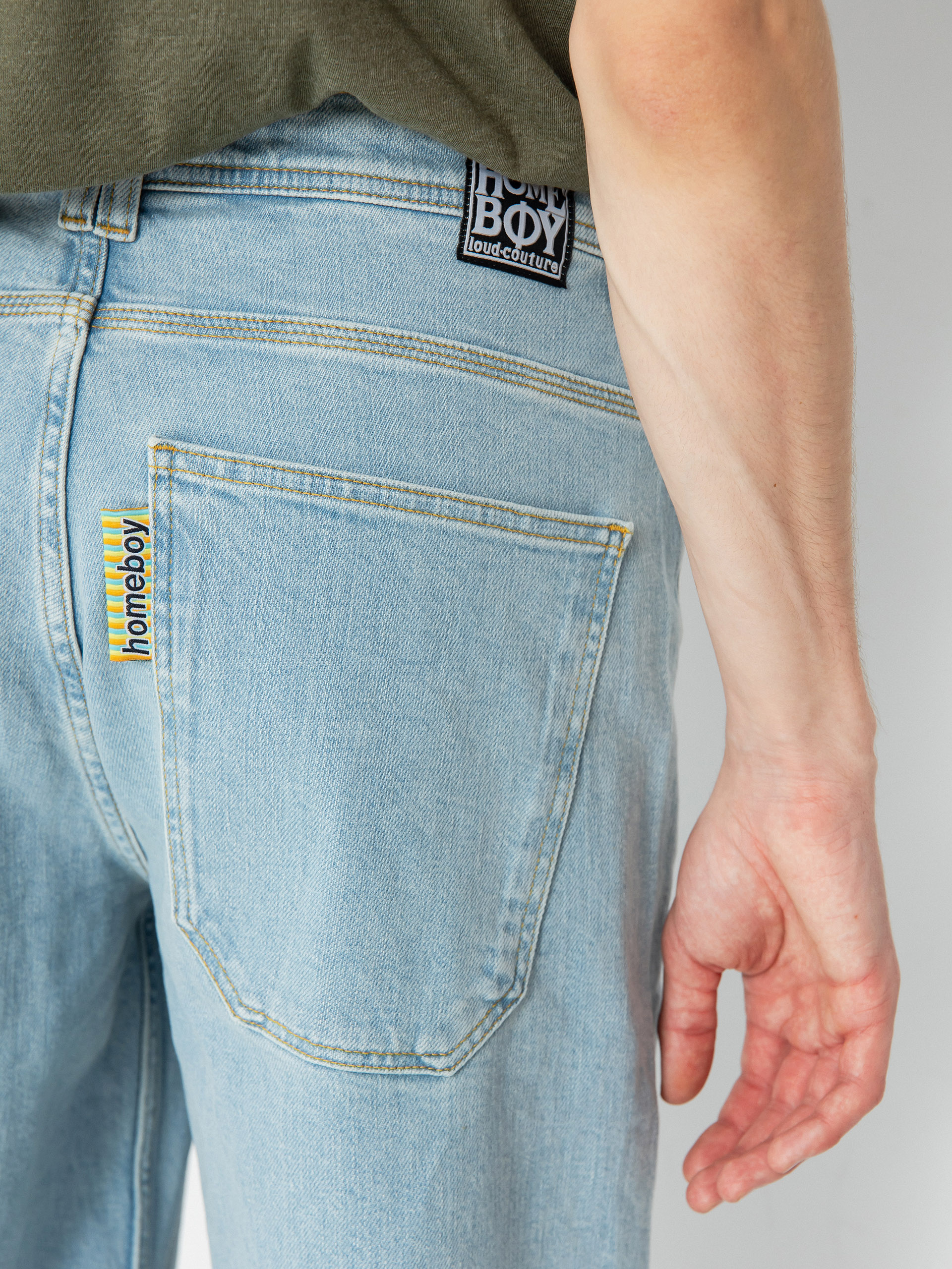Kalhoty Homeboy X Tra Monster Pencil Denim (moon)