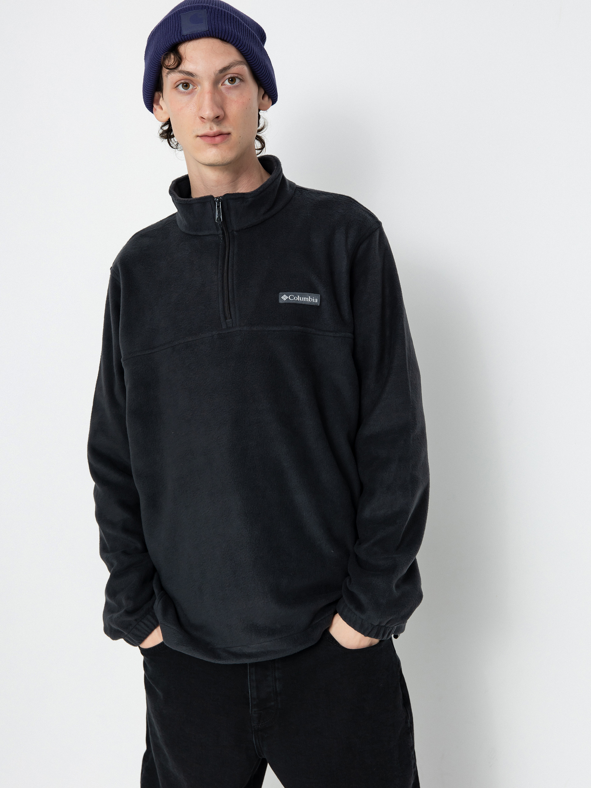 Fleecovu00e1 mikina Columbia Steens Mountain Half Zip (black)
