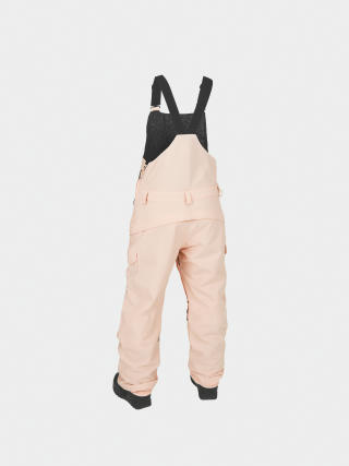 Snowboardové kalhoty  Volcom Creston 3D Stretch Bib Overall Wmn (coral haze)