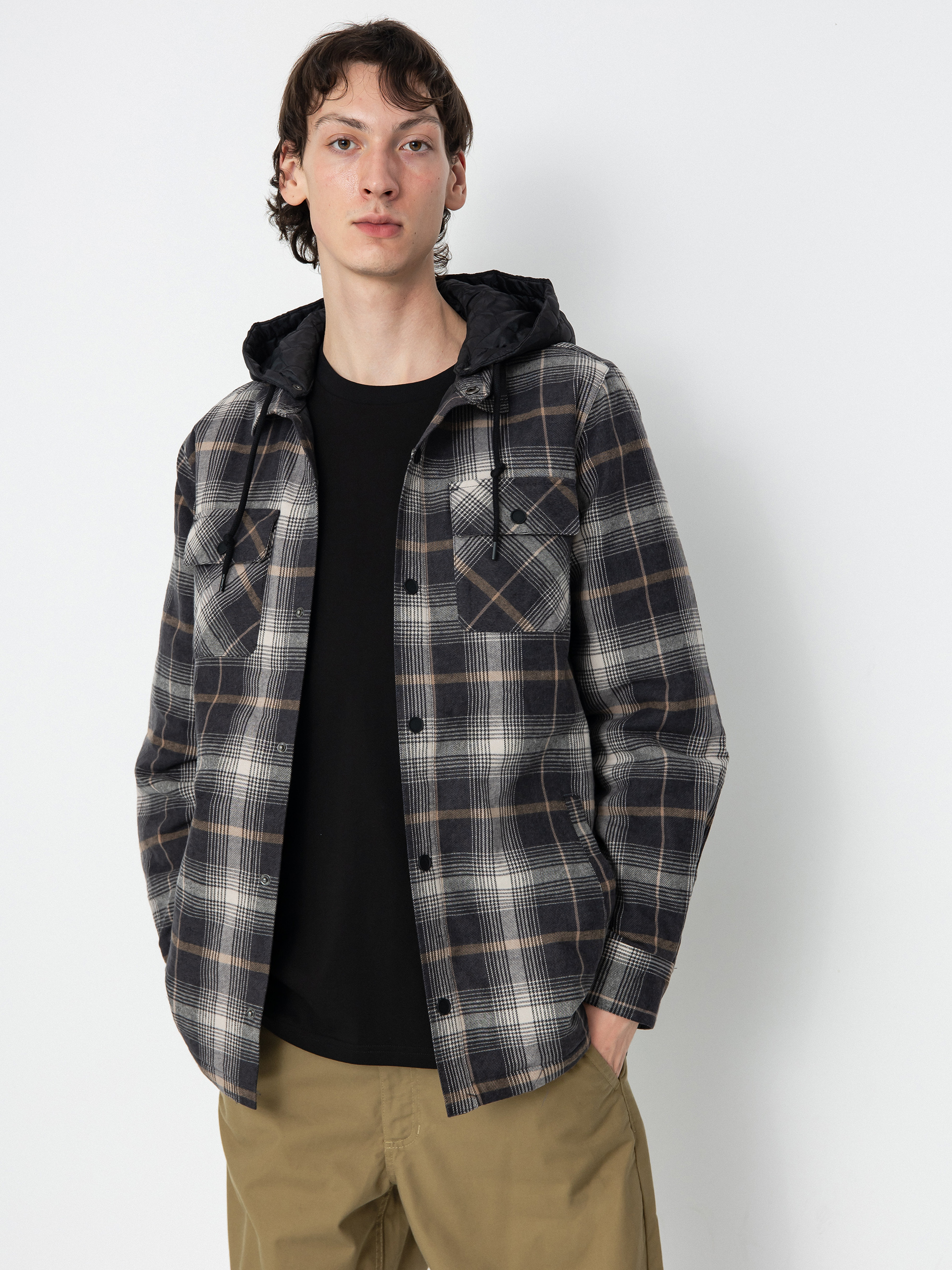 Snowboardová bunda Volcom Ins Riding Flannel (stone)