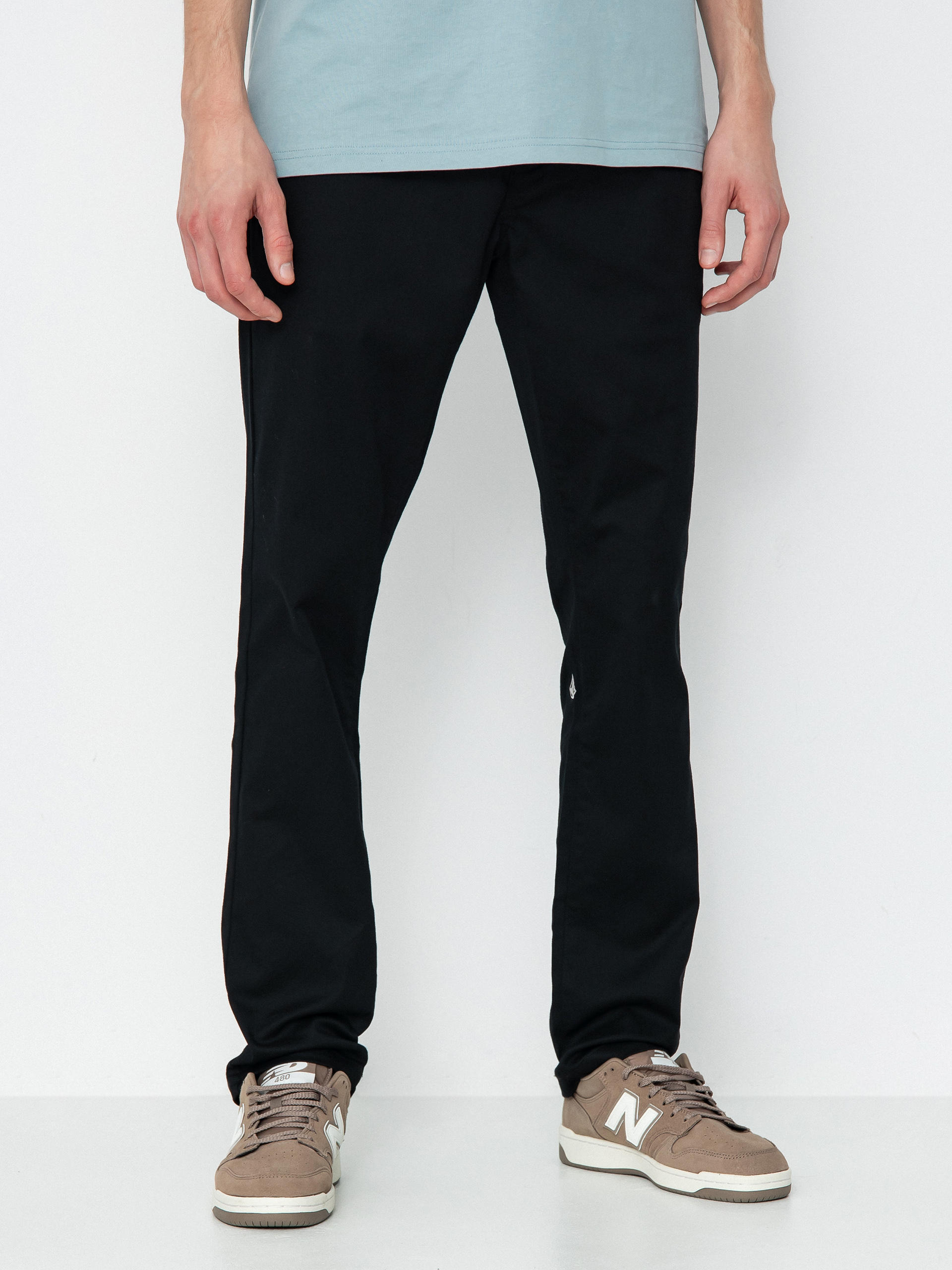 Kalhoty Volcom Frickin Slim Stretch (black)