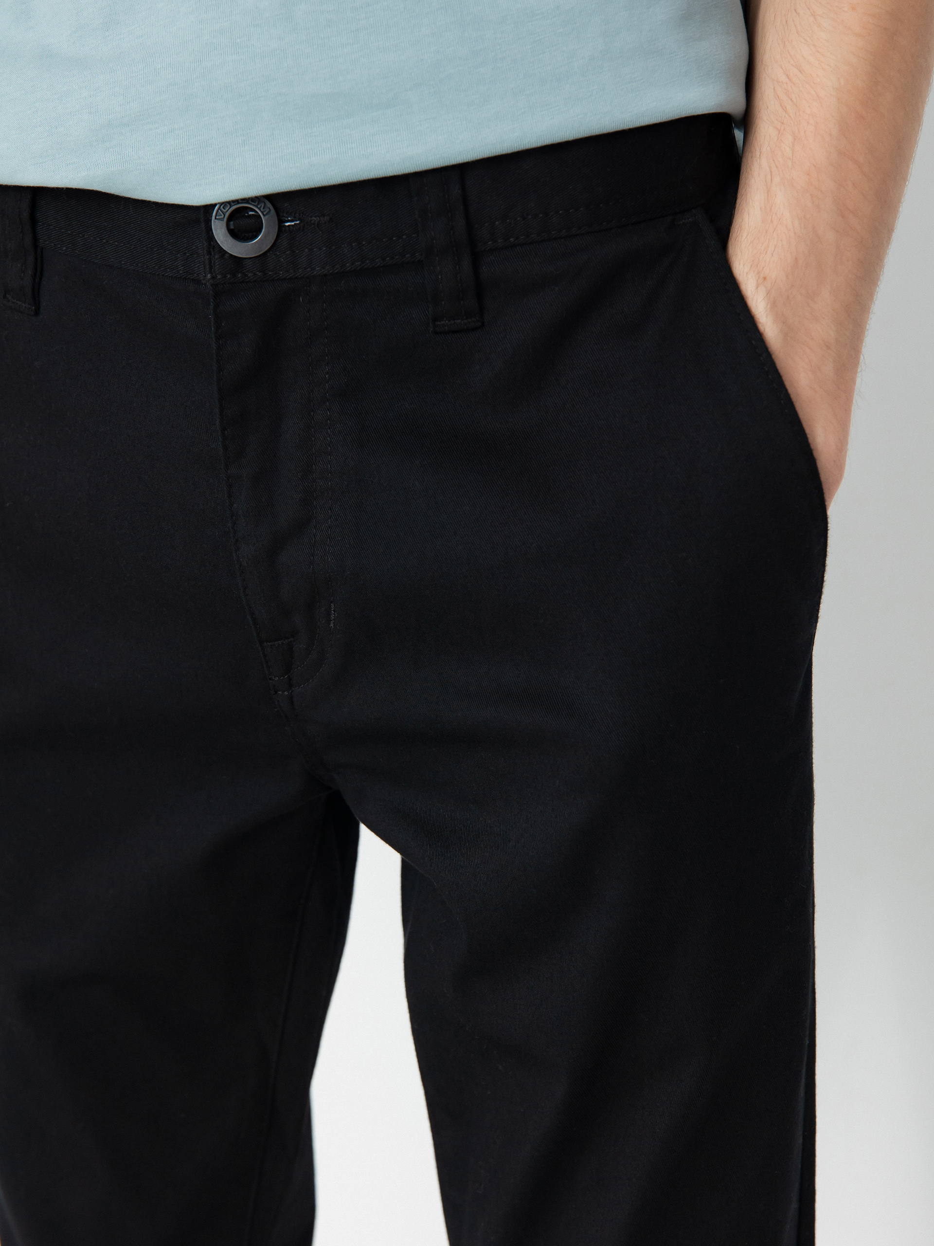 Kalhoty Volcom Frickin Slim Stretch (black)