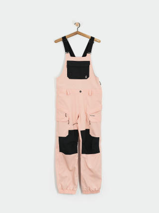 Snowboardové kalhoty  Volcom Creston 3D Stretch Bib Overall Wmn (coral haze)