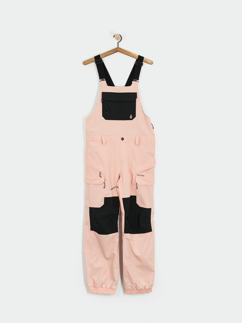 Dámské Snowboardové kalhoty  Volcom Creston 3D Stretch Bib Overall (coral haze)