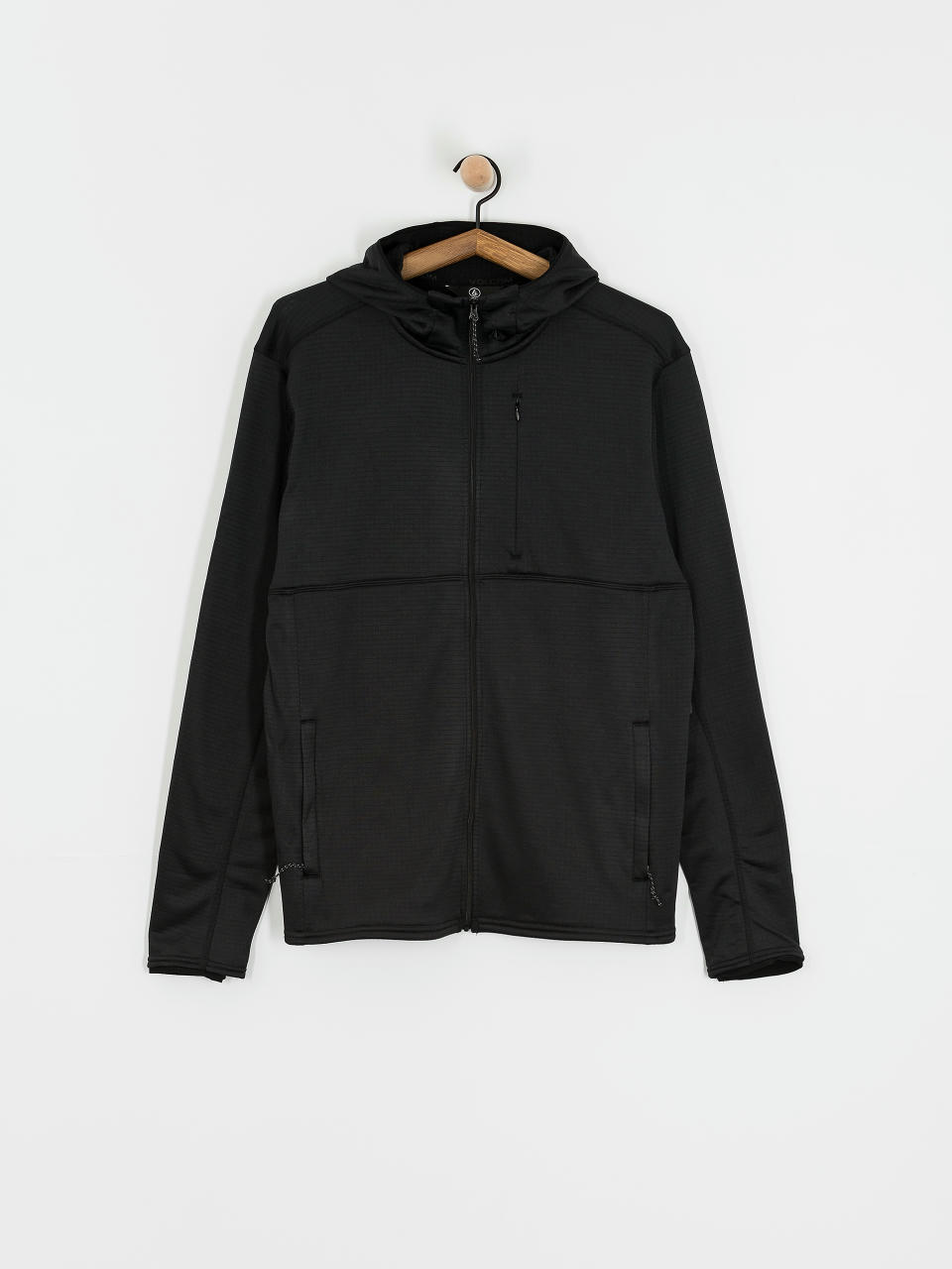 Pánská Termomikina  Volcom Gridlock Full Zip (black)