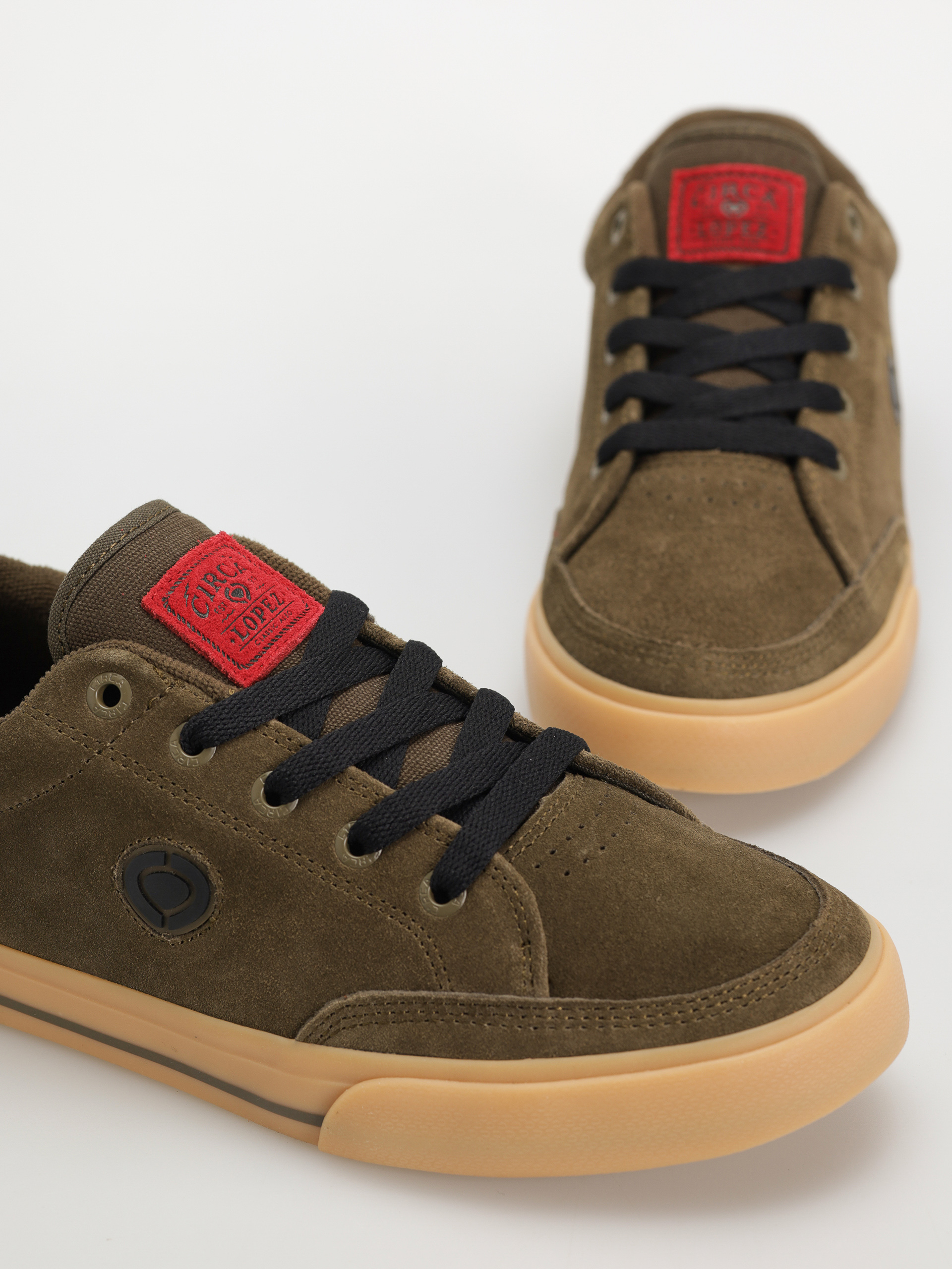 Boty Circa Al 50 Slim (chocolate/red/gum)