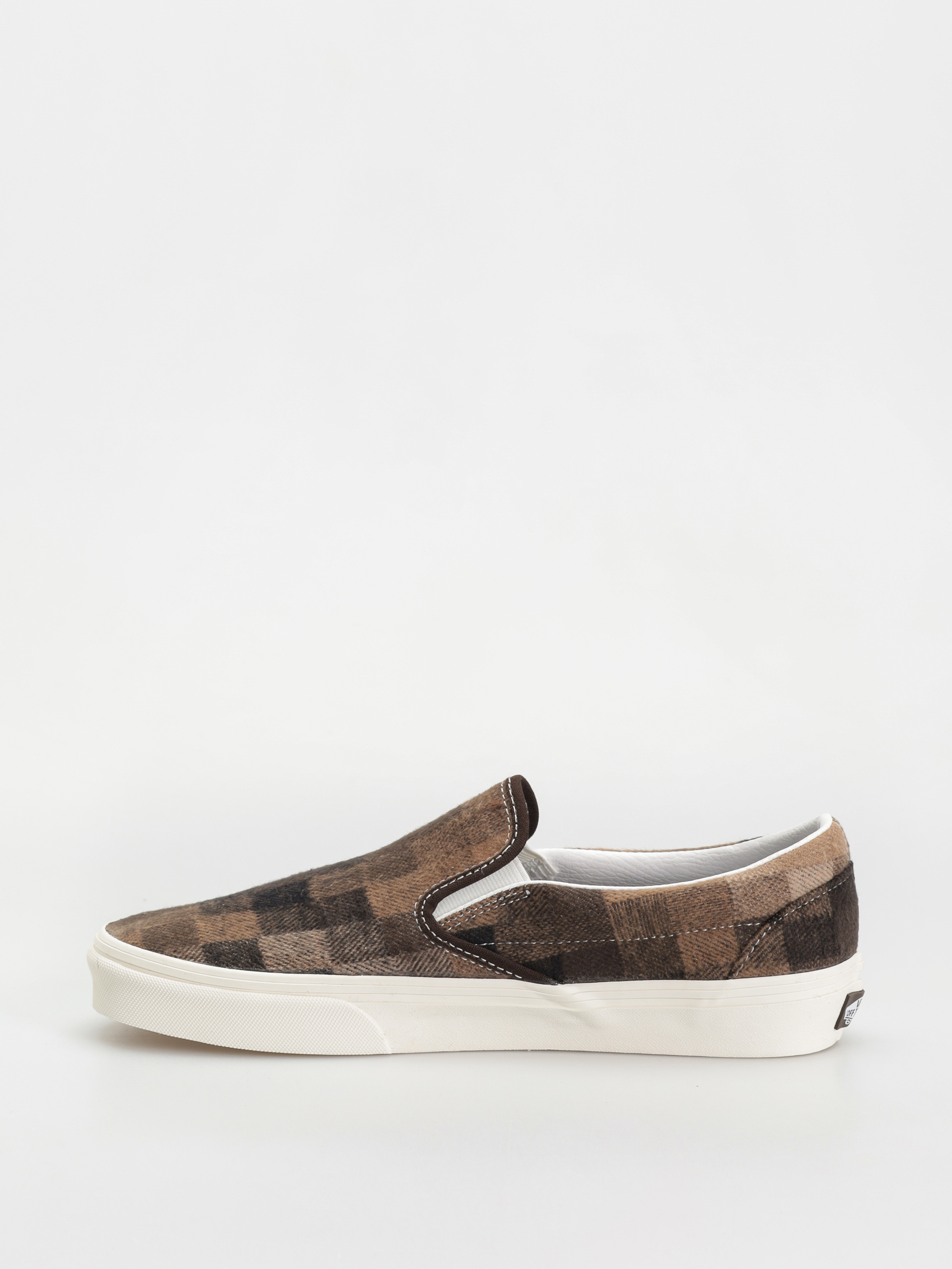 Boty Vans Classic Slip On (sweater check brown)
