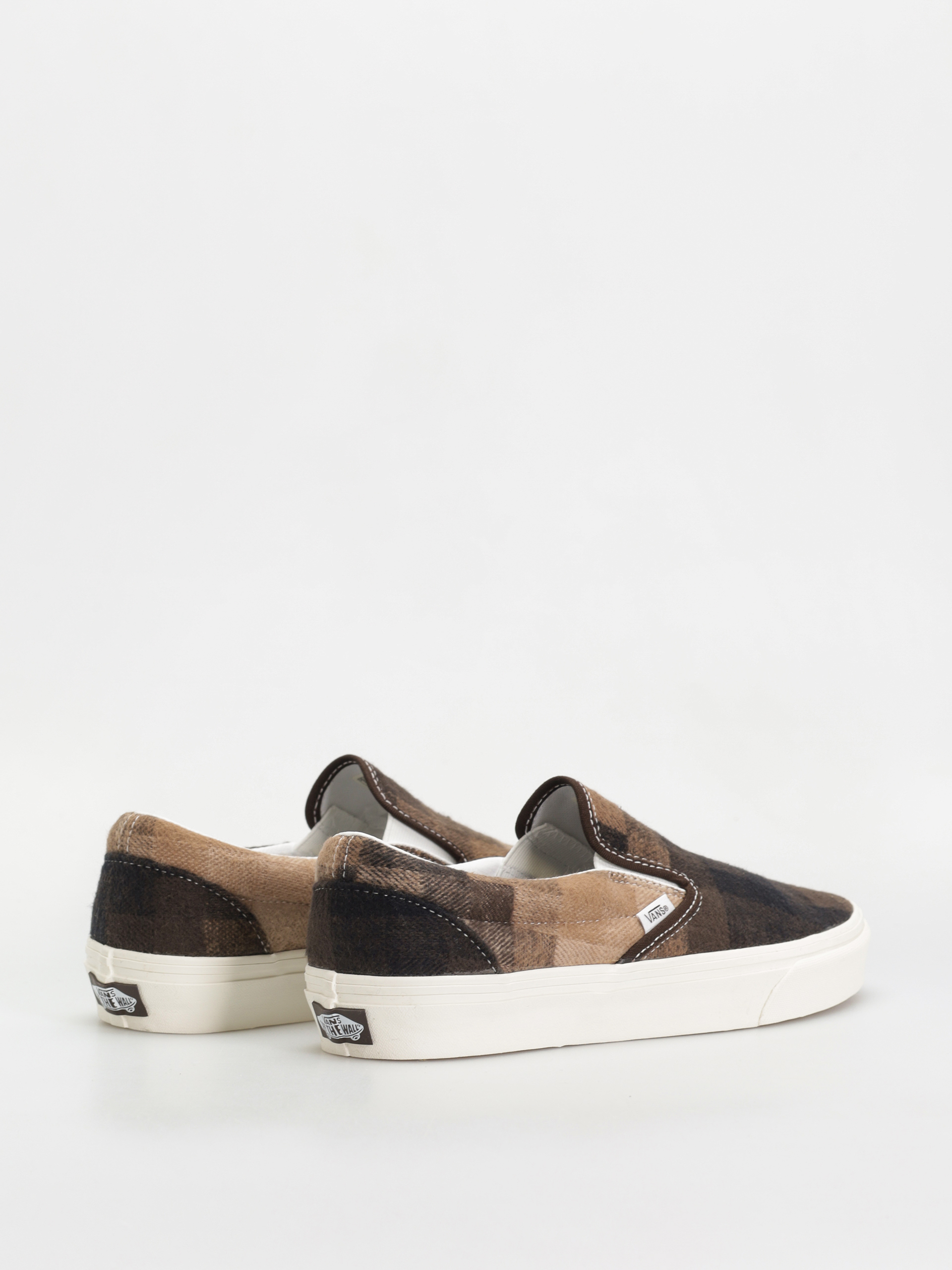 Boty Vans Classic Slip On (sweater check brown)