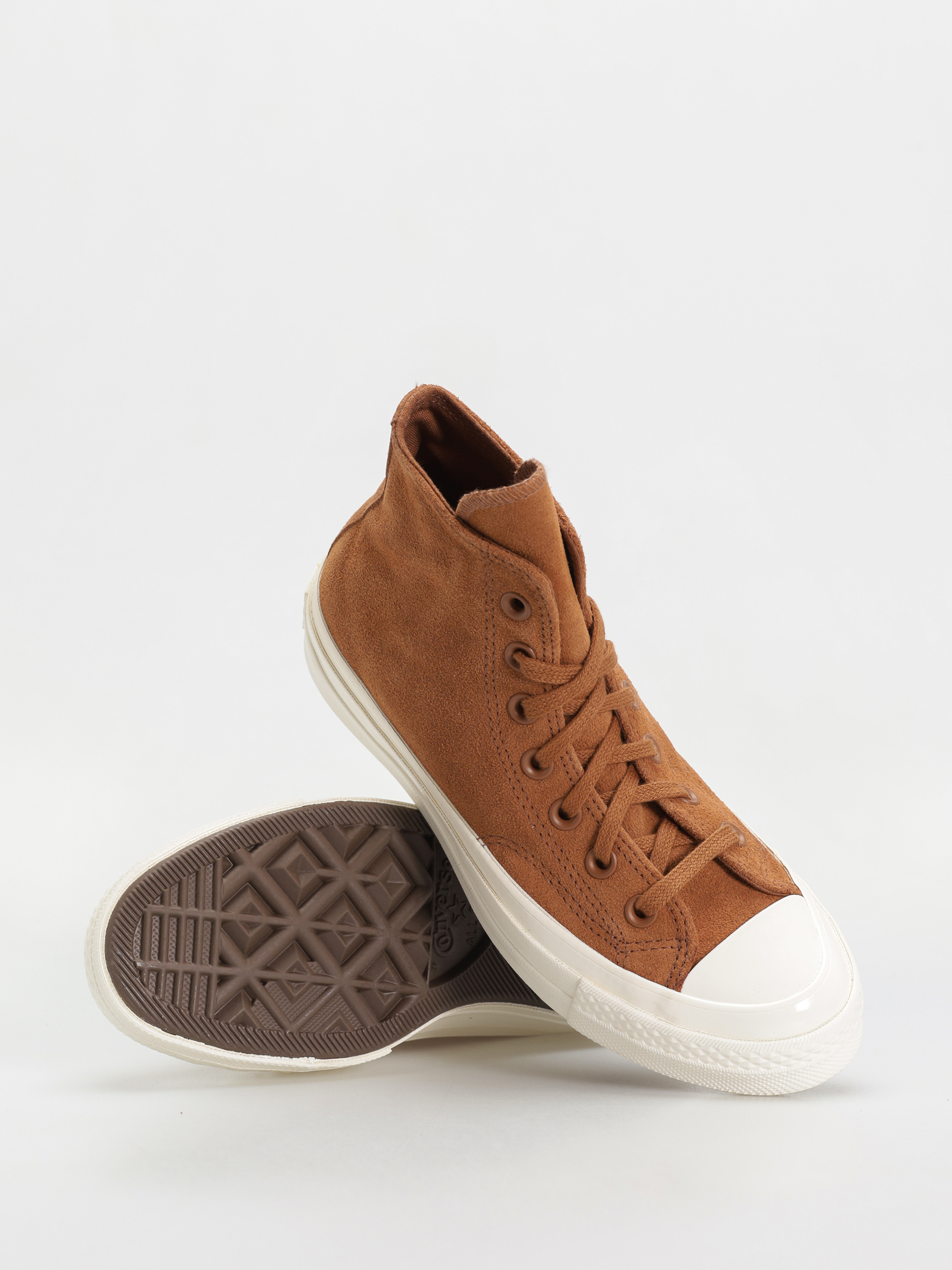 Tenisky Converse Chuck 70 Hi Colorful Suede (warm tan/egret/black)