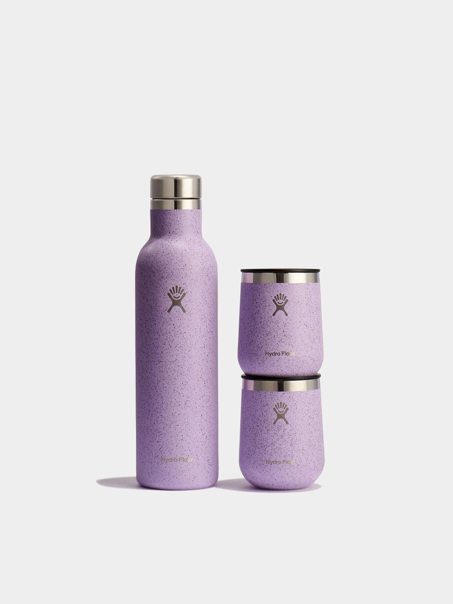 Láhev Hydro Flask Wine Bottle H24 Bundle (lavender)