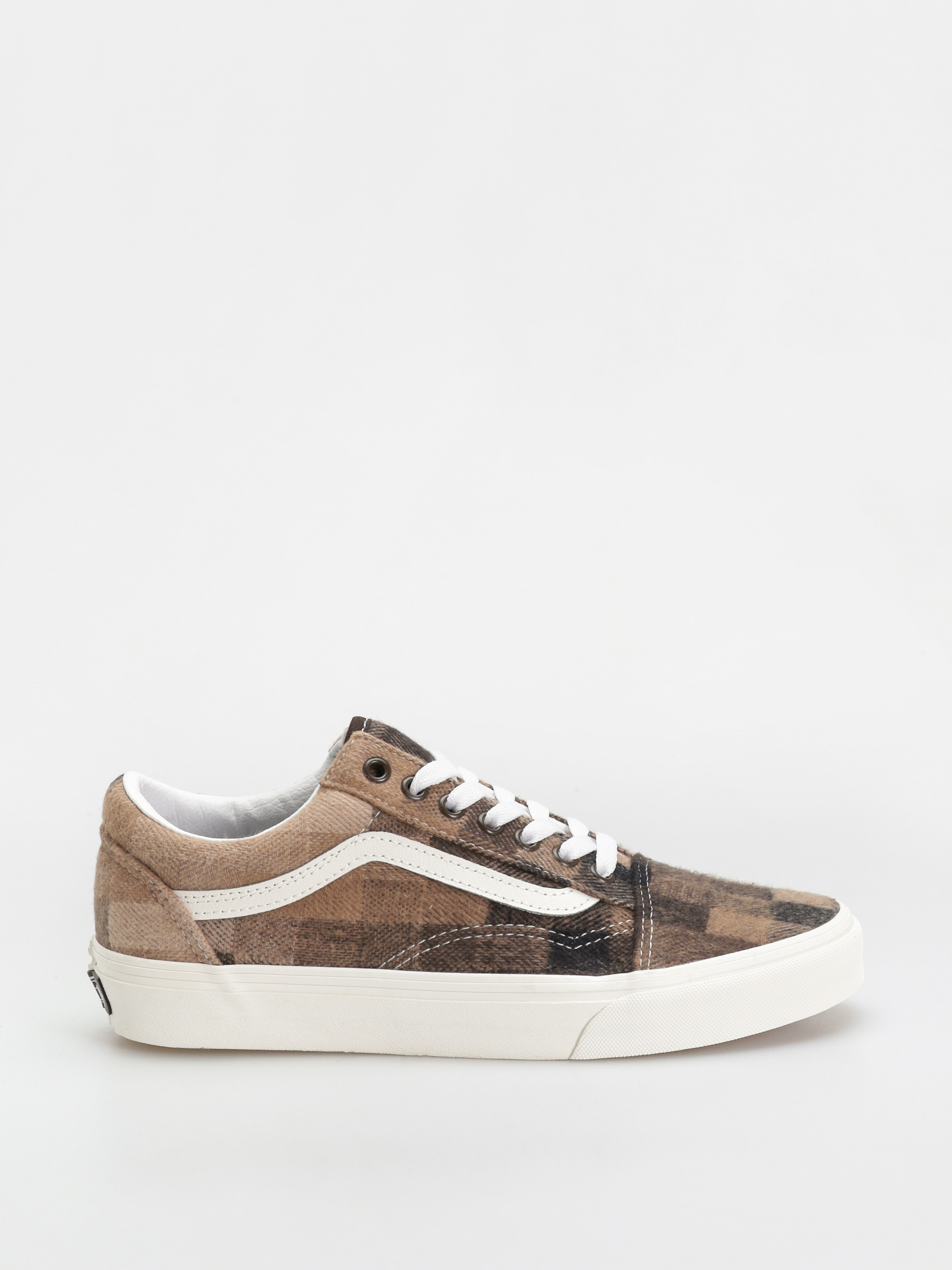 Boty Vans Old Skool (sweater check brown)