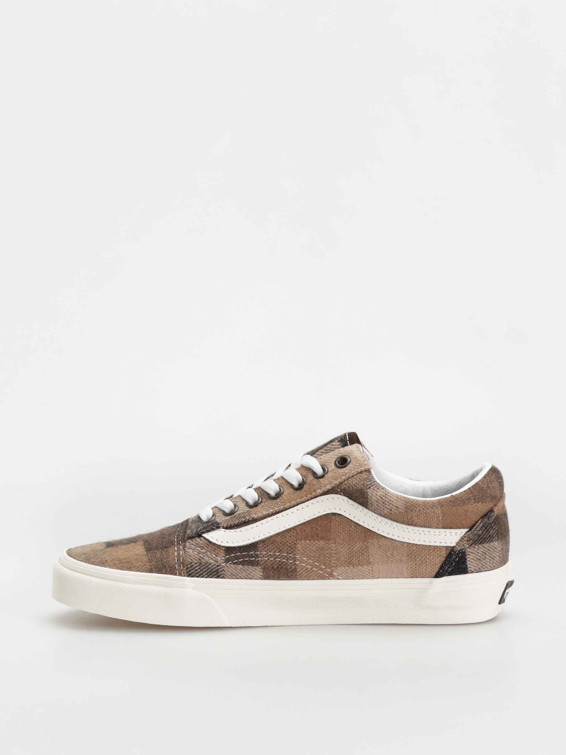 Boty Vans Old Skool (sweater check brown)