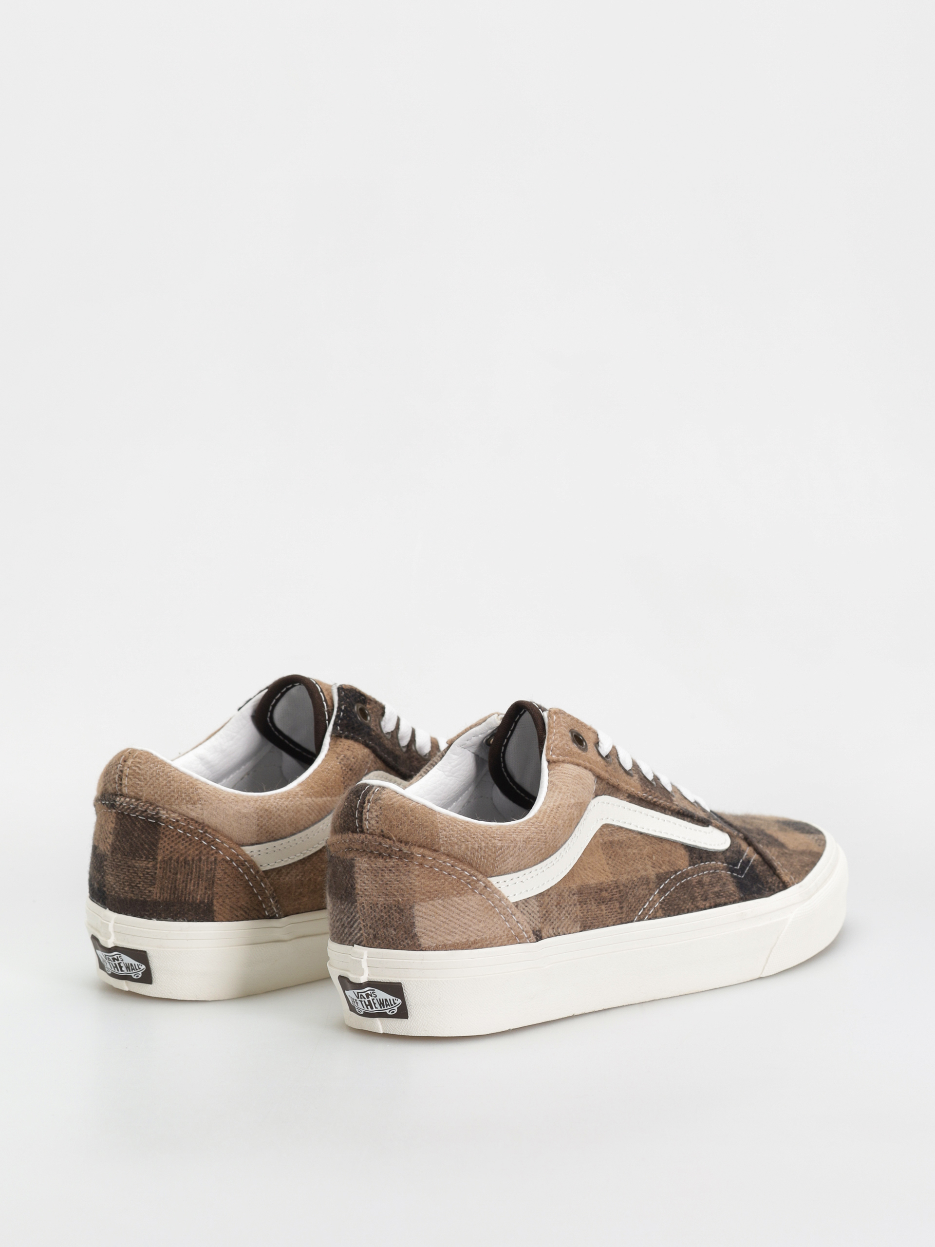 Boty Vans Old Skool (sweater check brown)