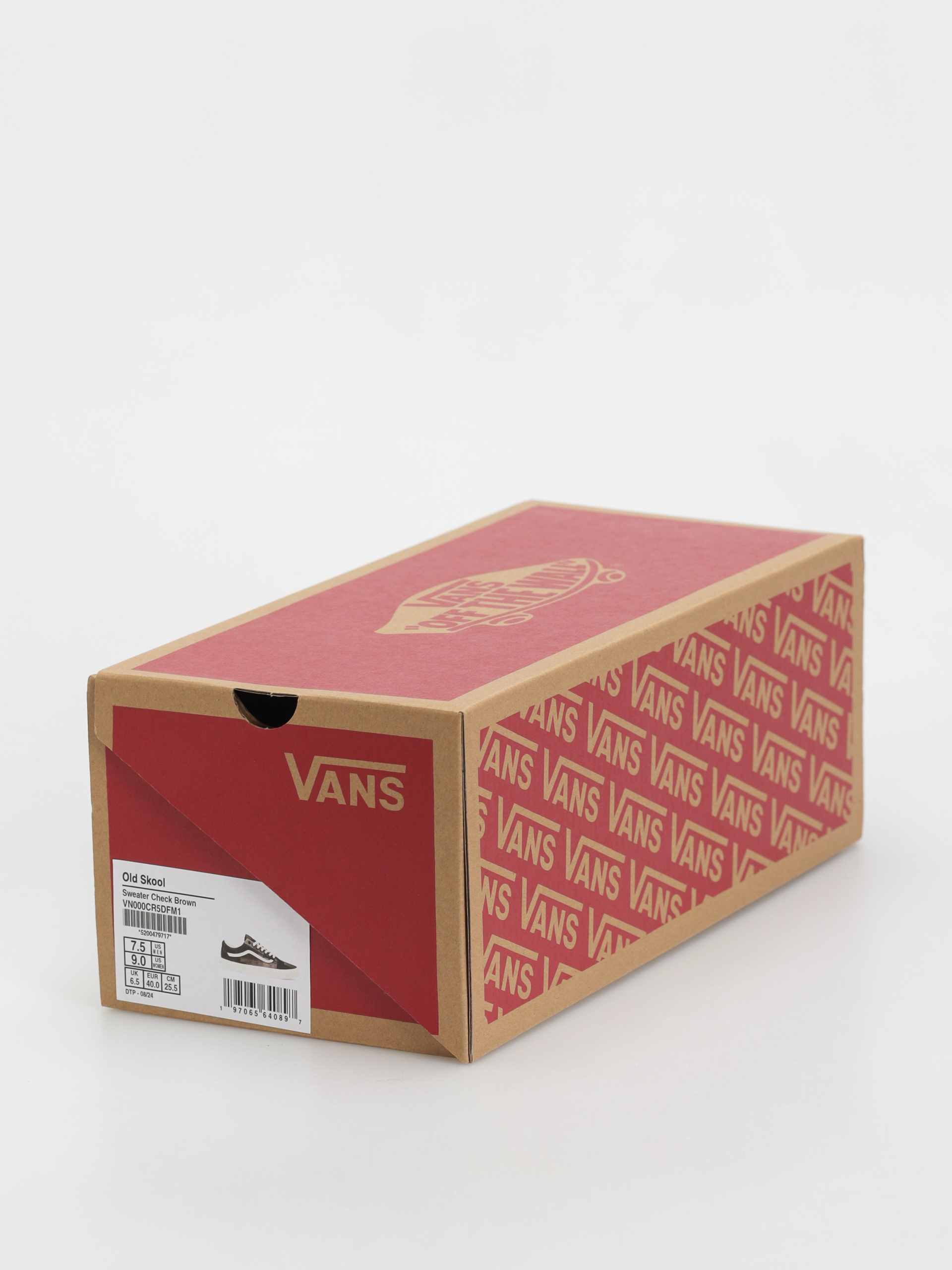 Boty Vans Old Skool (sweater check brown)